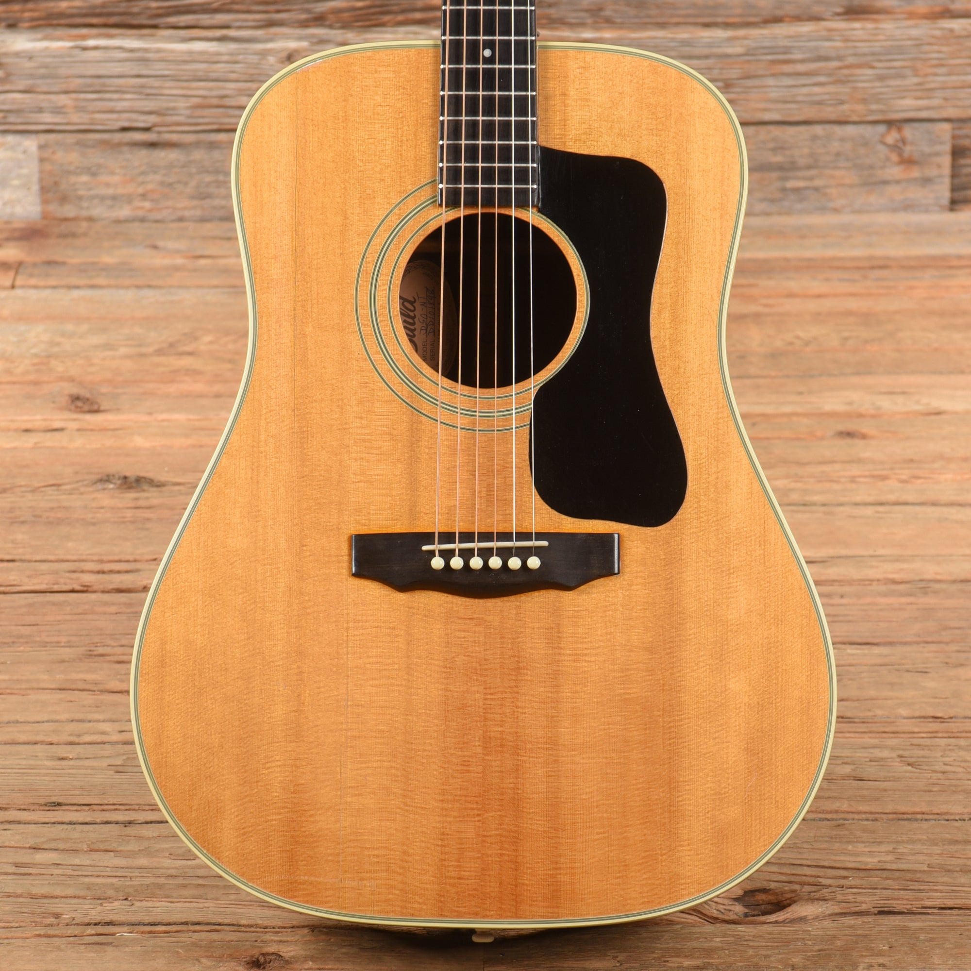 Guild D-50NT Natural 1980s Acoustic Guitars / Dreadnought