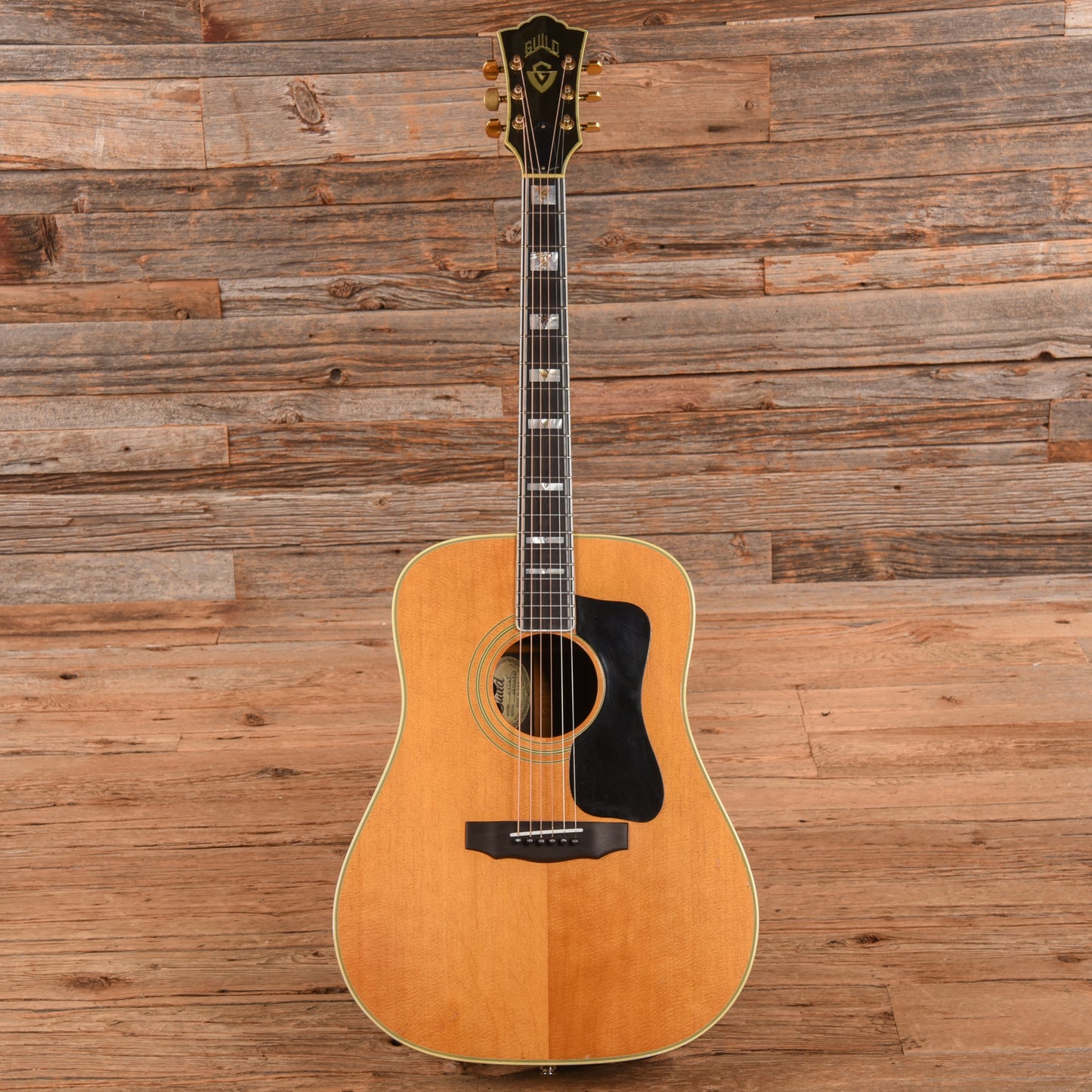 Guild D-55NT Natural 1980 Acoustic Guitars / Dreadnought