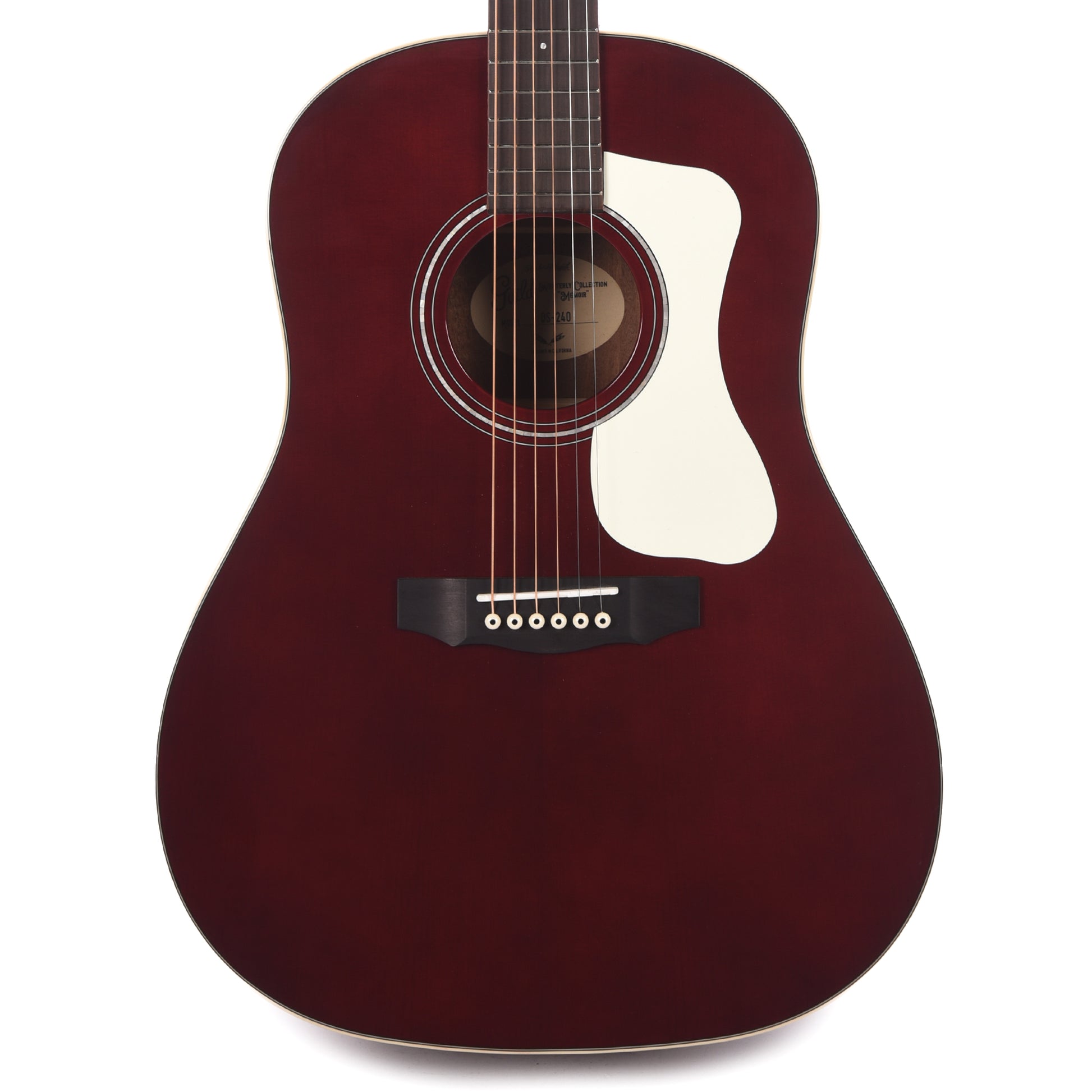 Guild DS-240 Memoir Slope Shoulder Acoustic Guitar Wine Red Acoustic Guitars / Dreadnought