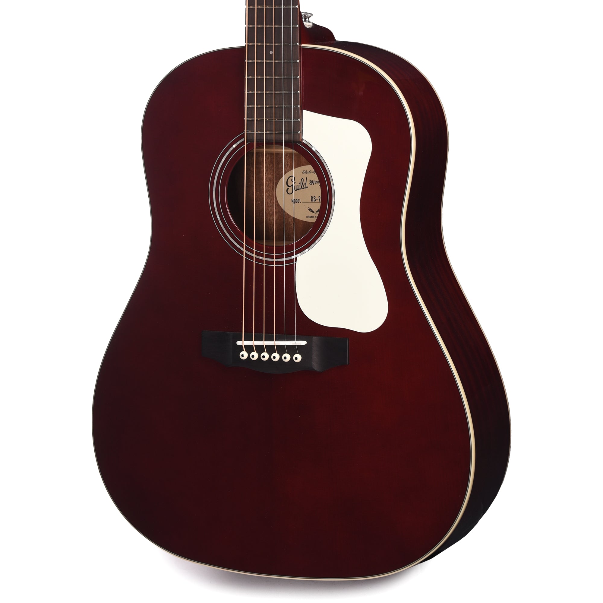 Guild DS-240 Memoir Slope Shoulder Acoustic Guitar Wine Red Acoustic Guitars / Dreadnought