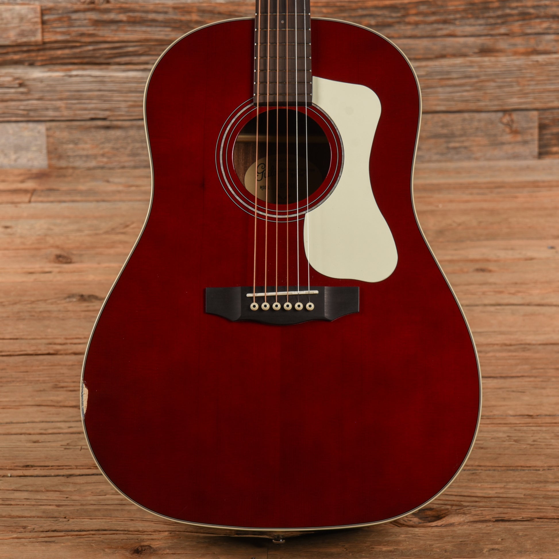 Guild DS-240 Memoir Slope Shoulder Acoustic Guitar Wine Red Acoustic Guitars / Dreadnought