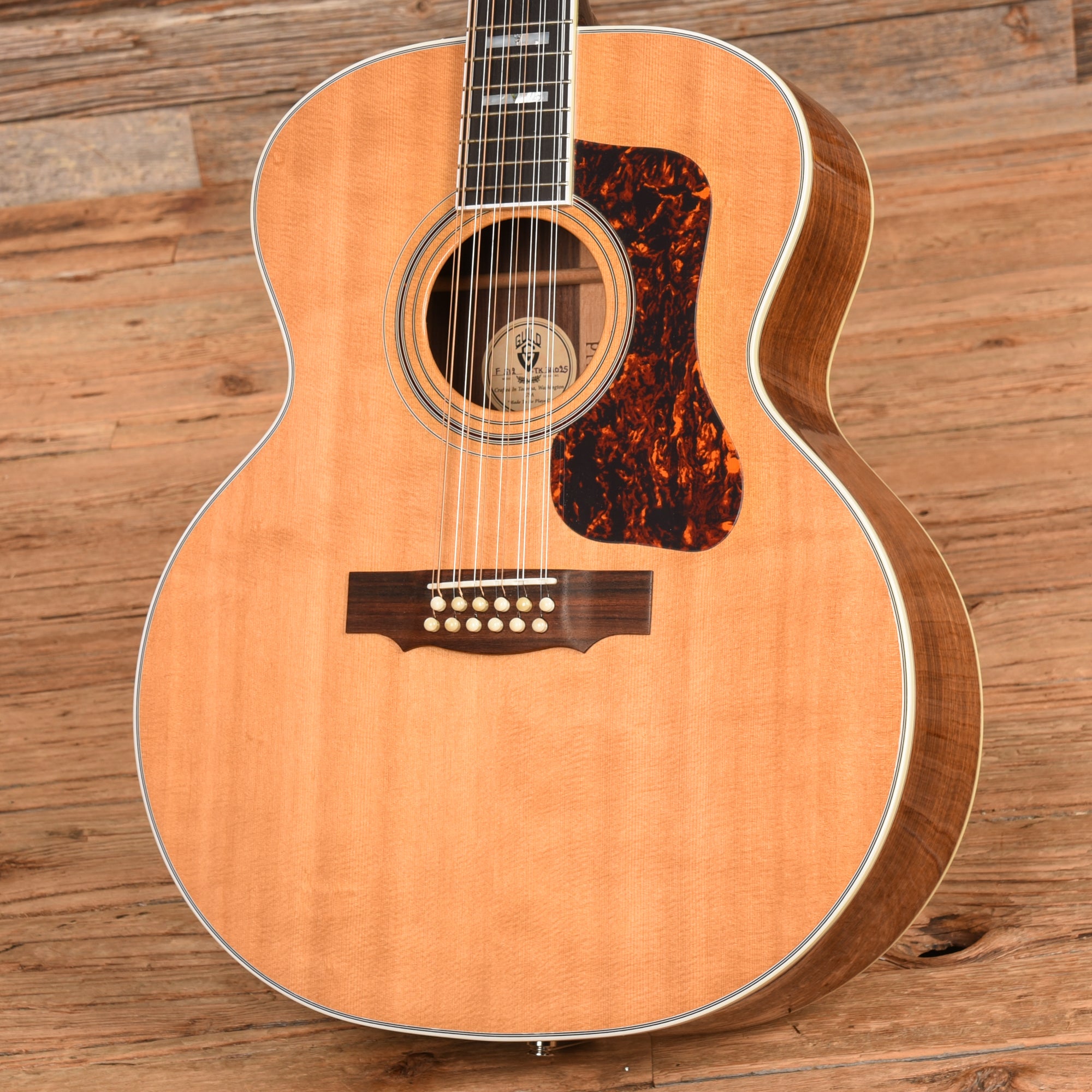Guild F512 Natural Acoustic Guitars / Dreadnought