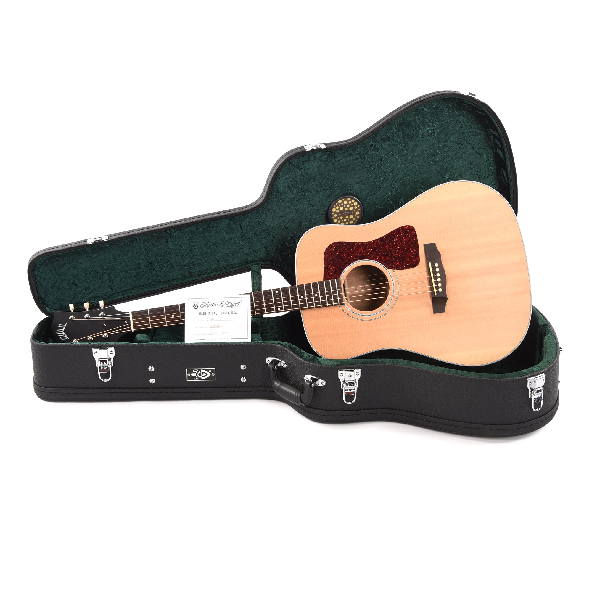 Guild USA D-40 Dreadnought Sitka Spruce/Mahogany Natural Acoustic Guitars / Dreadnought