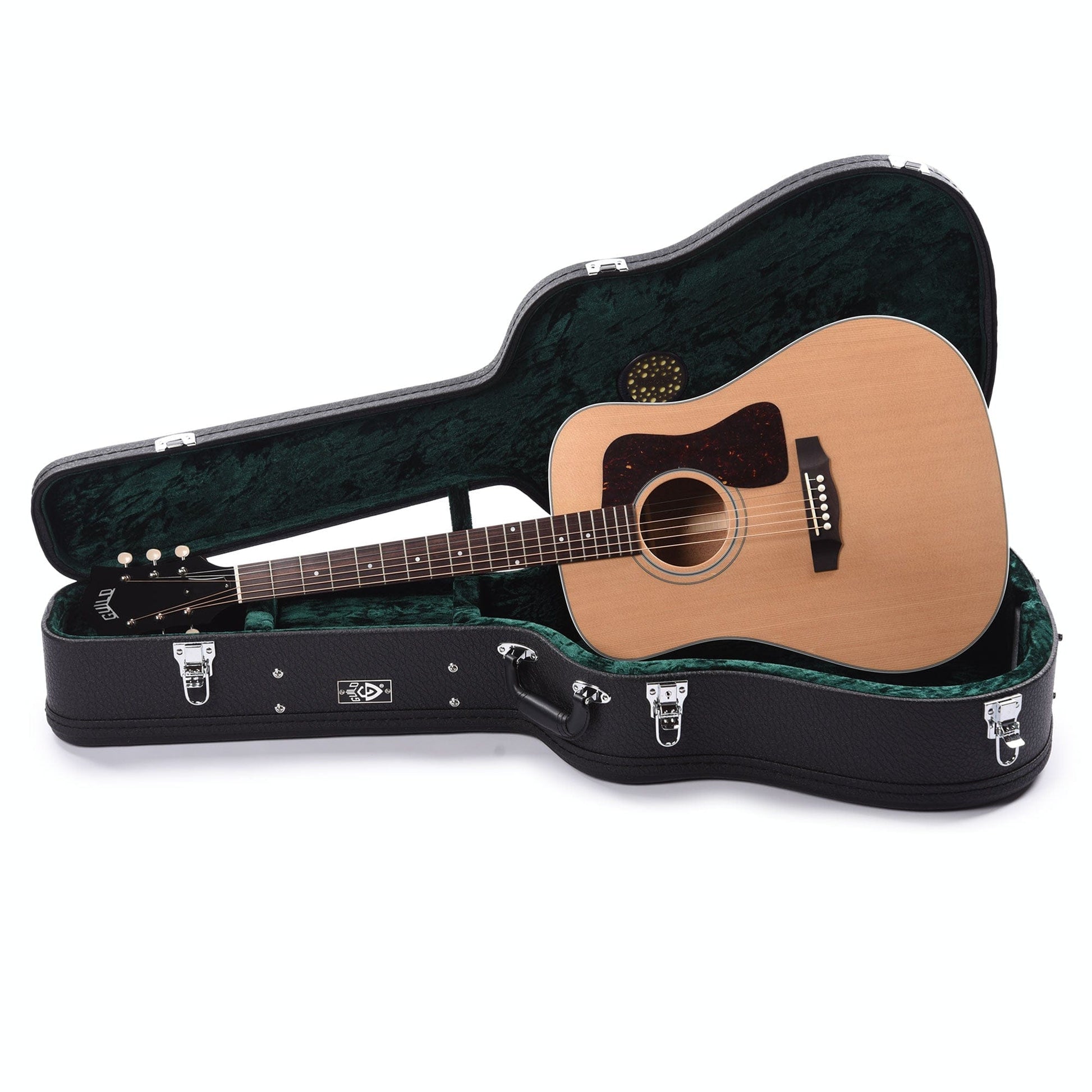 Guild USA D-40 Standard Dreadnought Natural Acoustic Guitars / Dreadnought