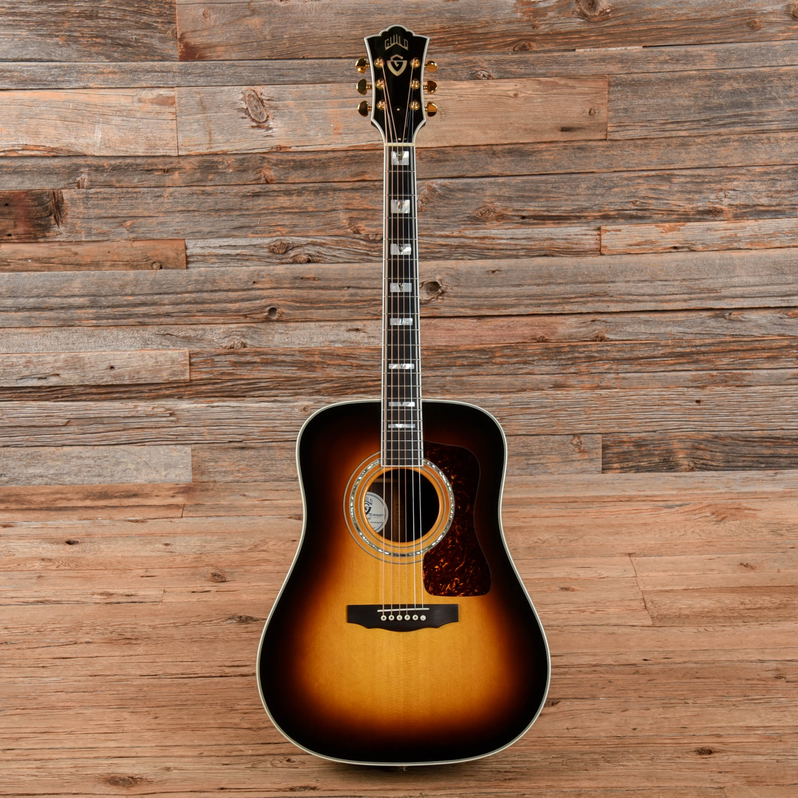 Guild USA D-55 Sunburst 2005 Acoustic Guitars / Dreadnought