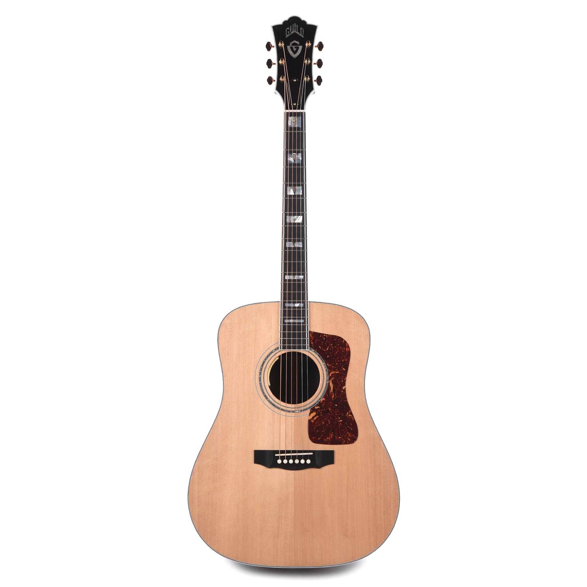 Guild USA D-55E Dreadnought Sitka/Rosewood Natural Acoustic Guitars / Dreadnought