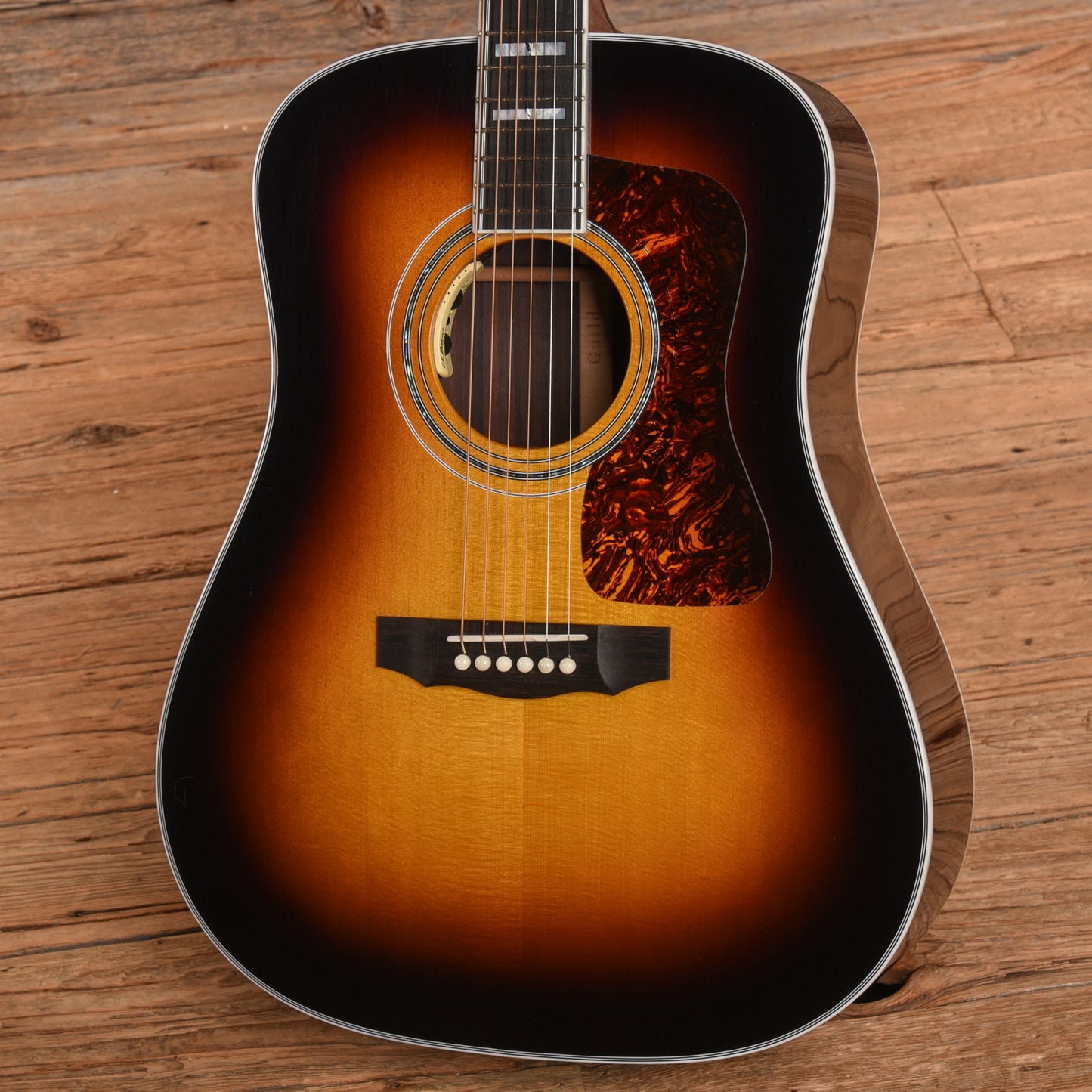 Guild USA D-55E Sunburst 2024 Acoustic Guitars / Dreadnought