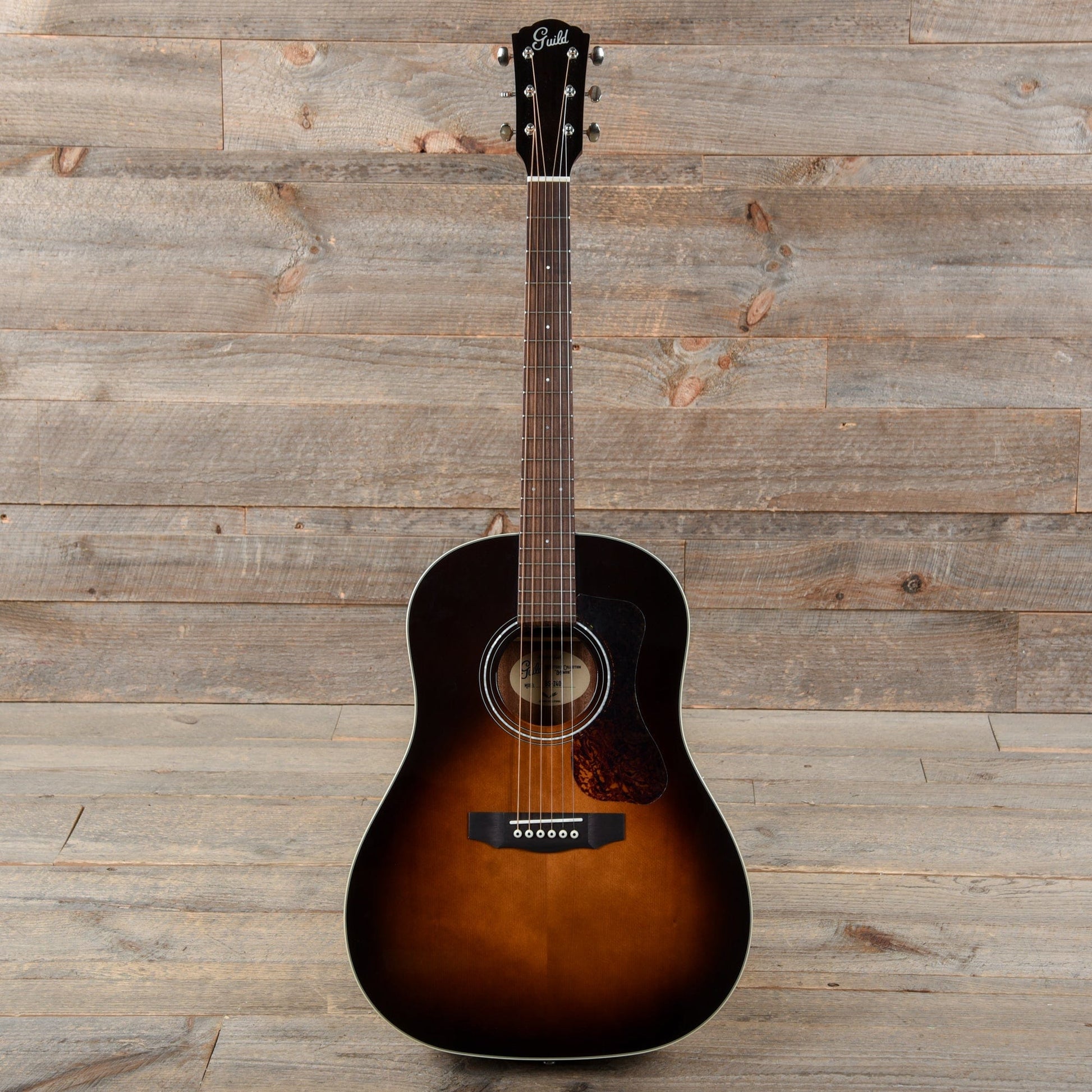 Guild Westerly DS-240 Memoir Dreadnought Slope Shoulder Vintage Sunburst Acoustic Guitars / Dreadnought