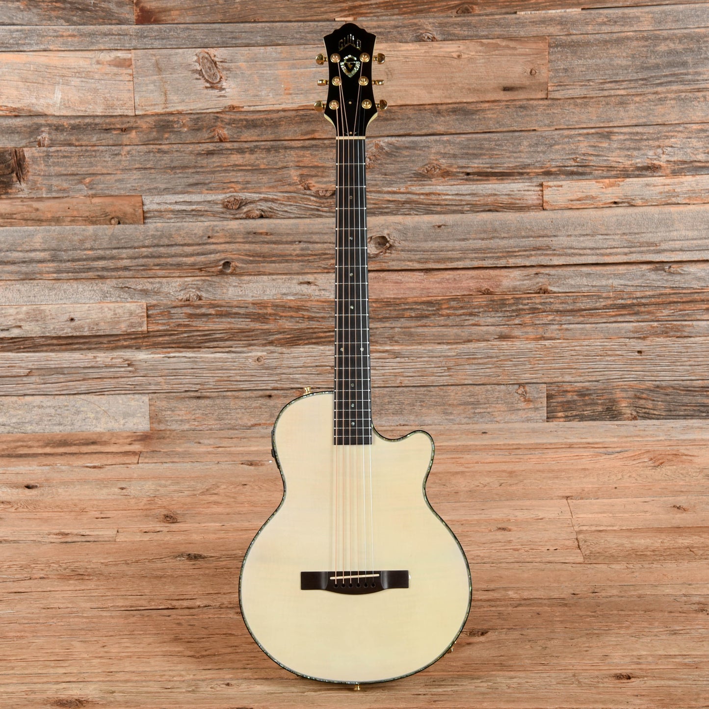 Guild Custom Shop S7CE Peregrine Natural Acoustic Guitars