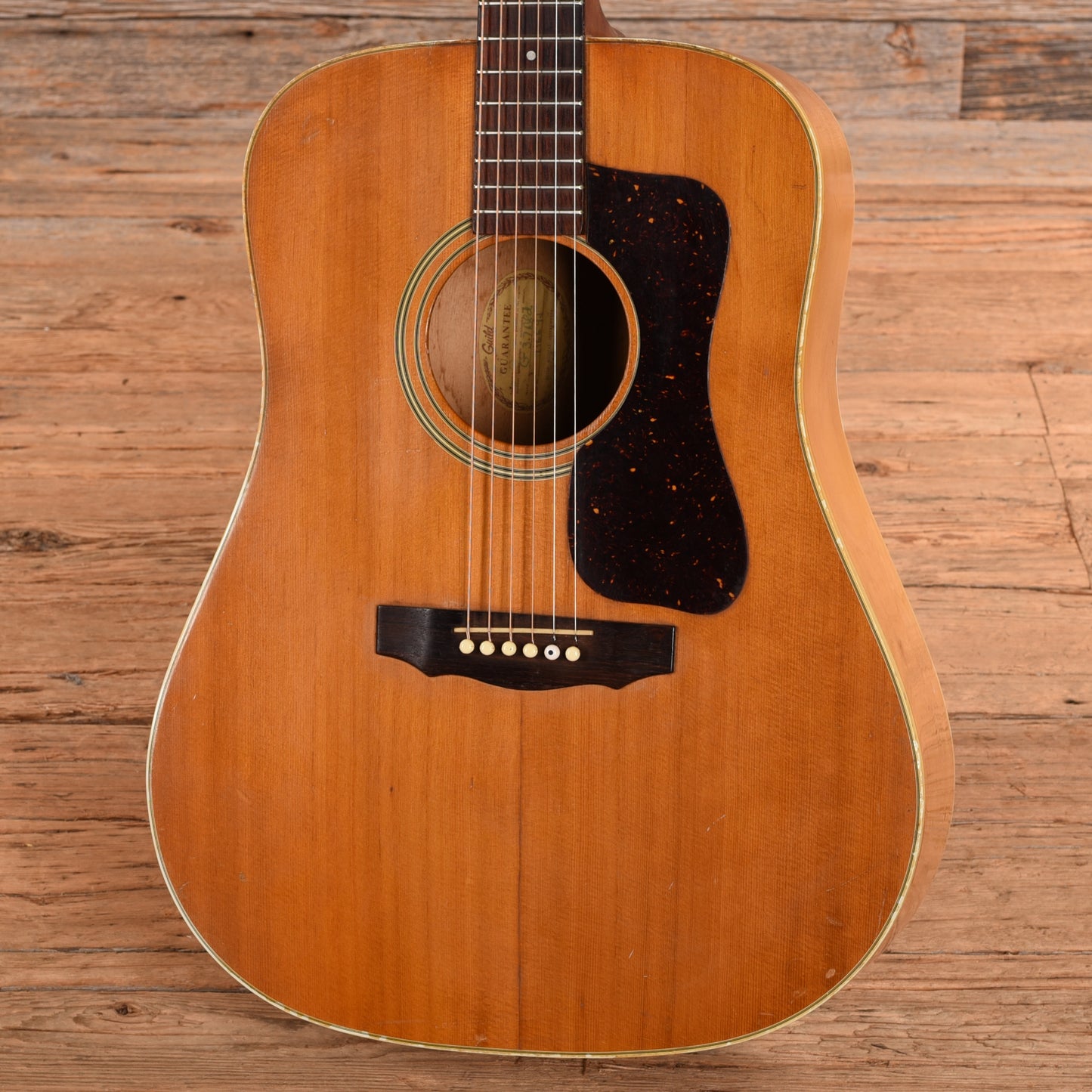 Guild G-37 Natural 1970s Acoustic Guitars