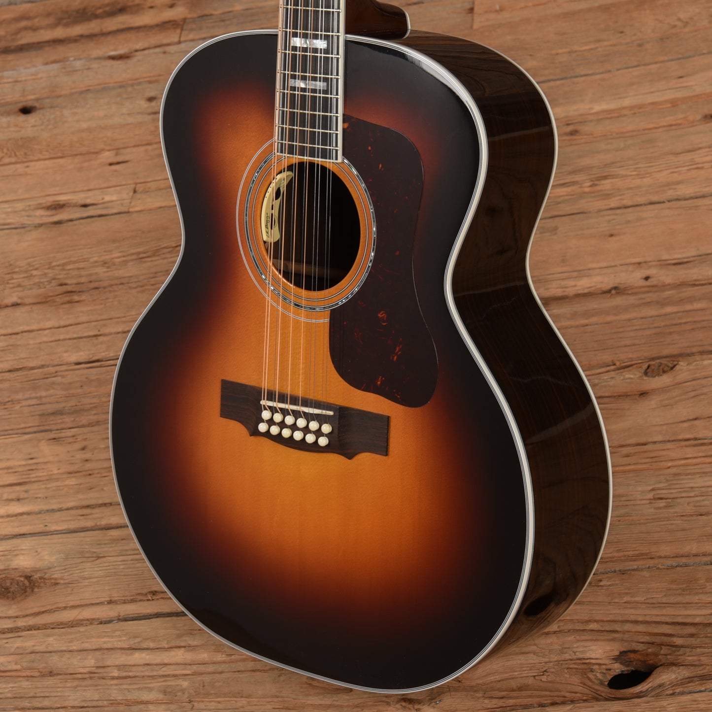 Guild USA F-512E Sunburst Acoustic Guitars / Jumbo