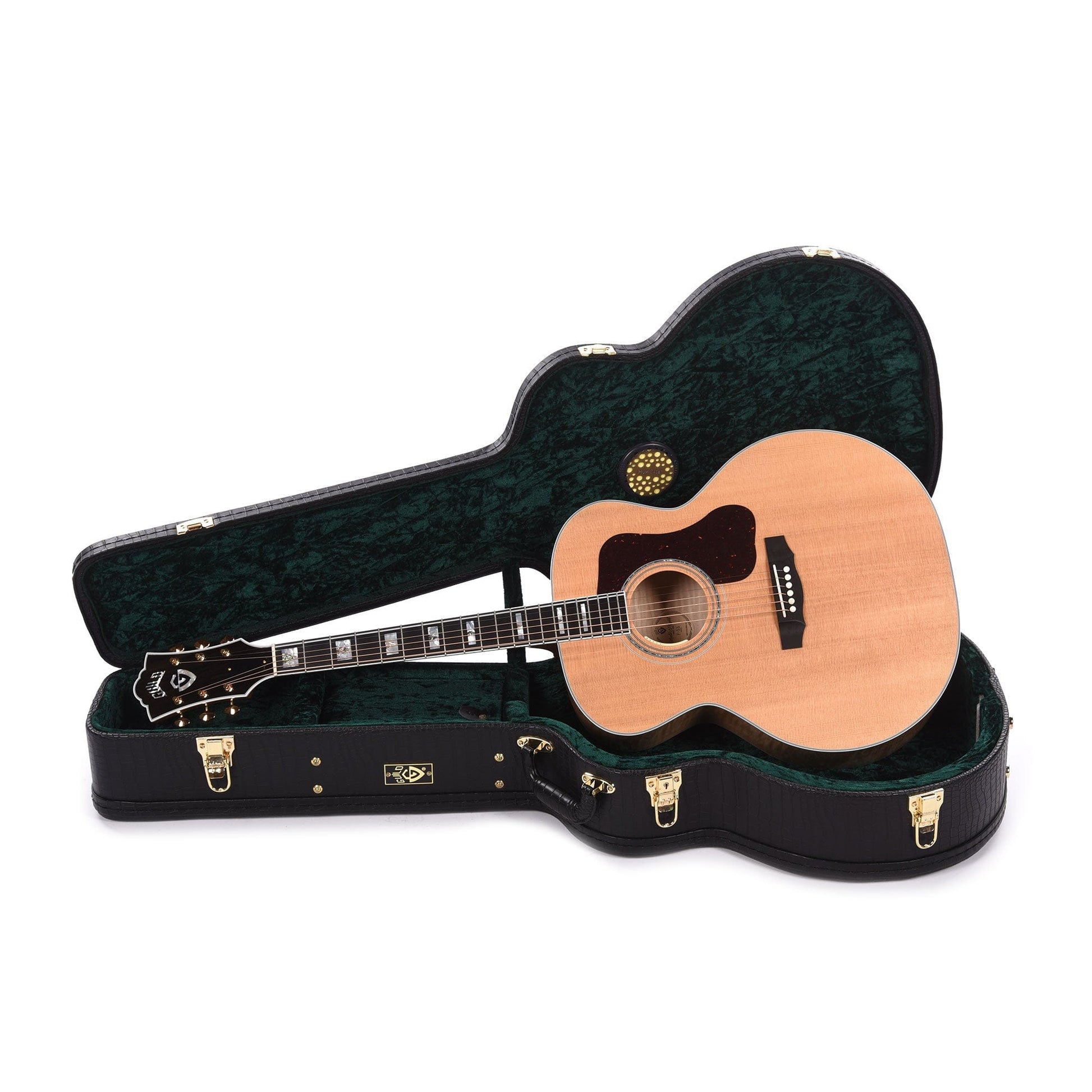 Guild USA F-55E Maple Jumbo Sitka/Archback Maple Natural Acoustic Guitars / Jumbo