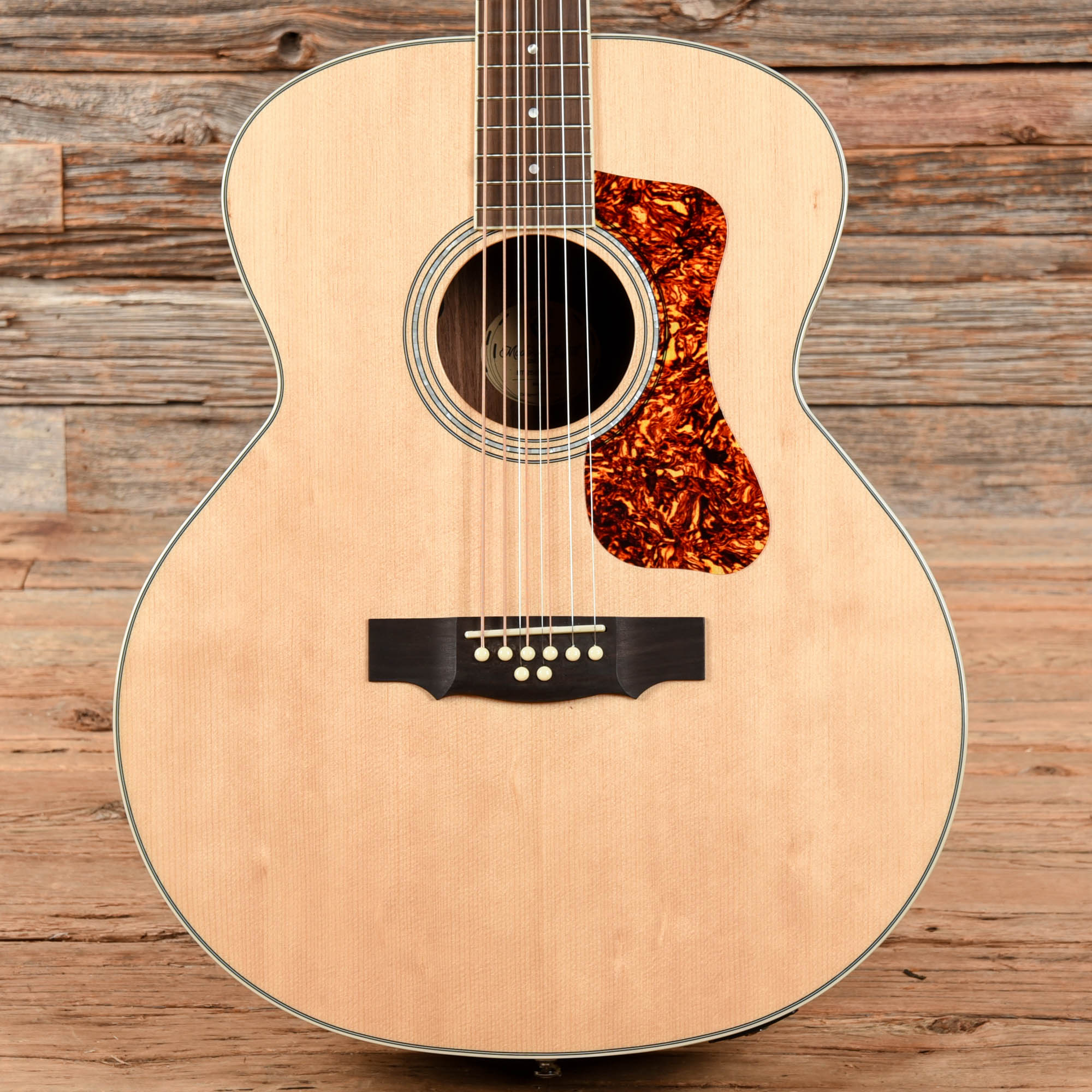 Guild Westerly Collection BT-258E Deluxe Baritone Natural Acoustic Guitars / Jumbo