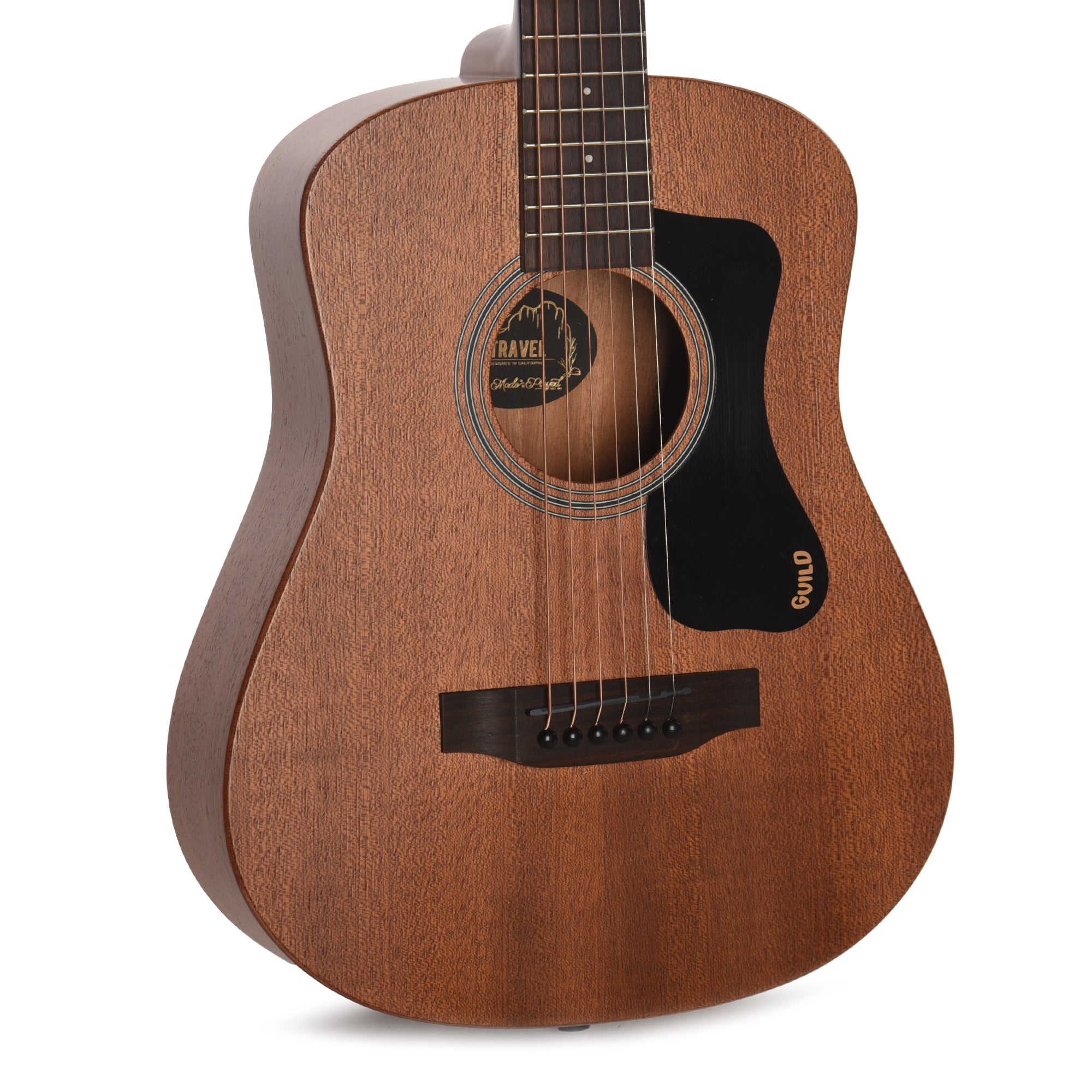 Guild Travel Mahogany Mini Dreadnought Acoustic Guitar Acoustic Guitars / Mini/Travel