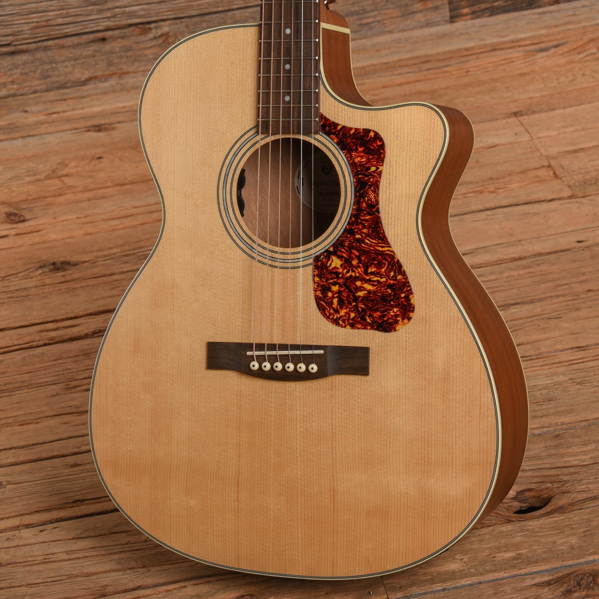 Guild OM-240CE Natural 2022 Acoustic Guitars / OM and Auditorium