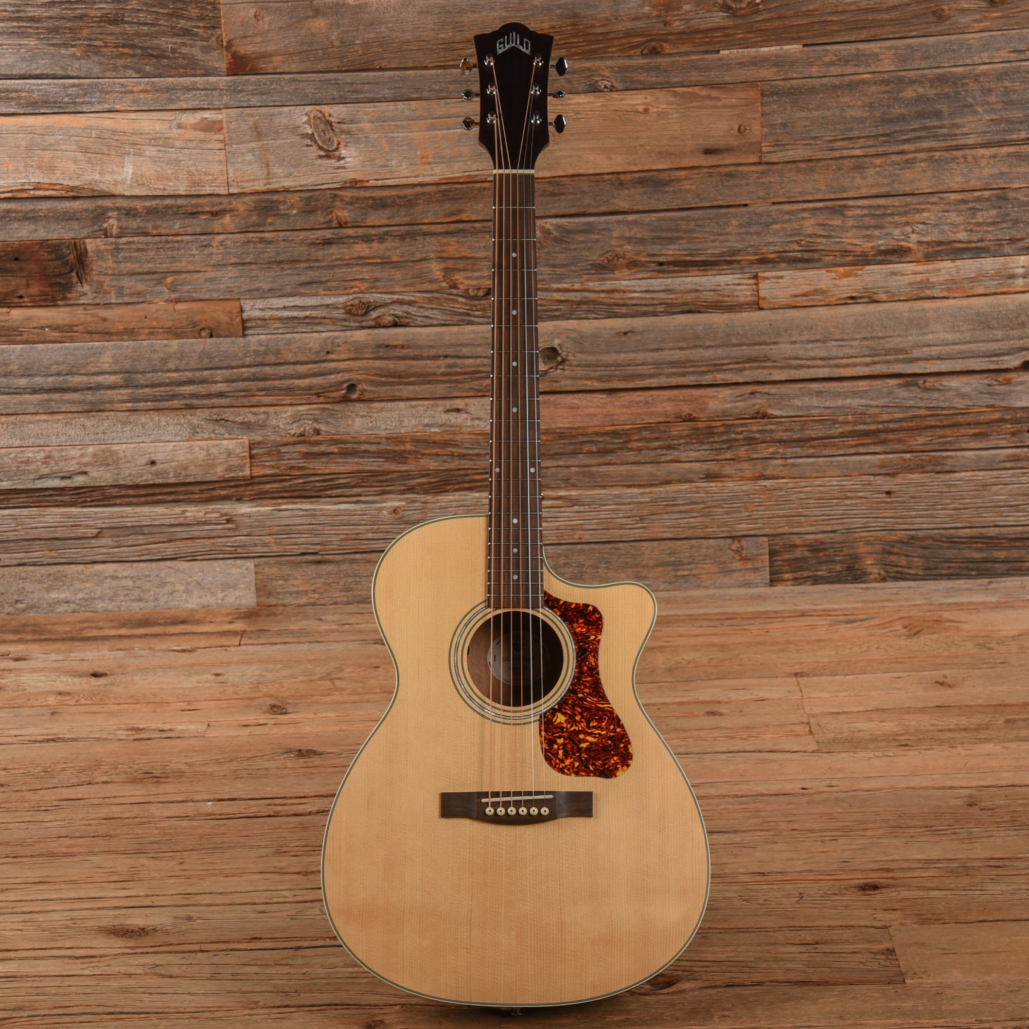 Guild OM-240CE Natural 2022 Acoustic Guitars / OM and Auditorium