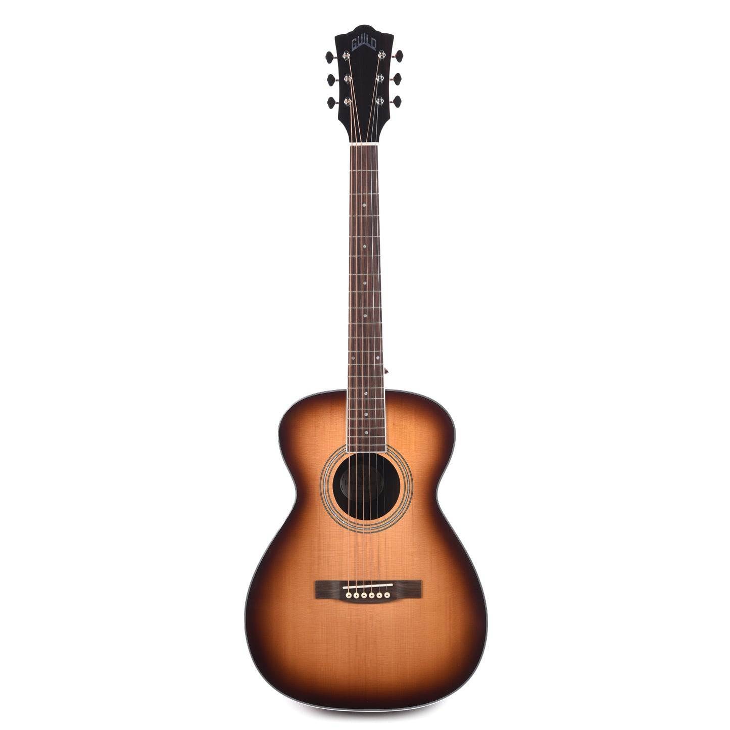 Guild M-260e Deluxe Concert Acoustic Electric Guitar Edge Burst Acoustic Guitars / Parlor