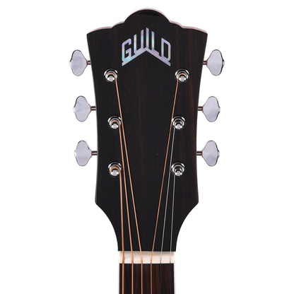 Guild M-260e Deluxe Concert Acoustic Electric Guitar Edge Burst Acoustic Guitars / Parlor