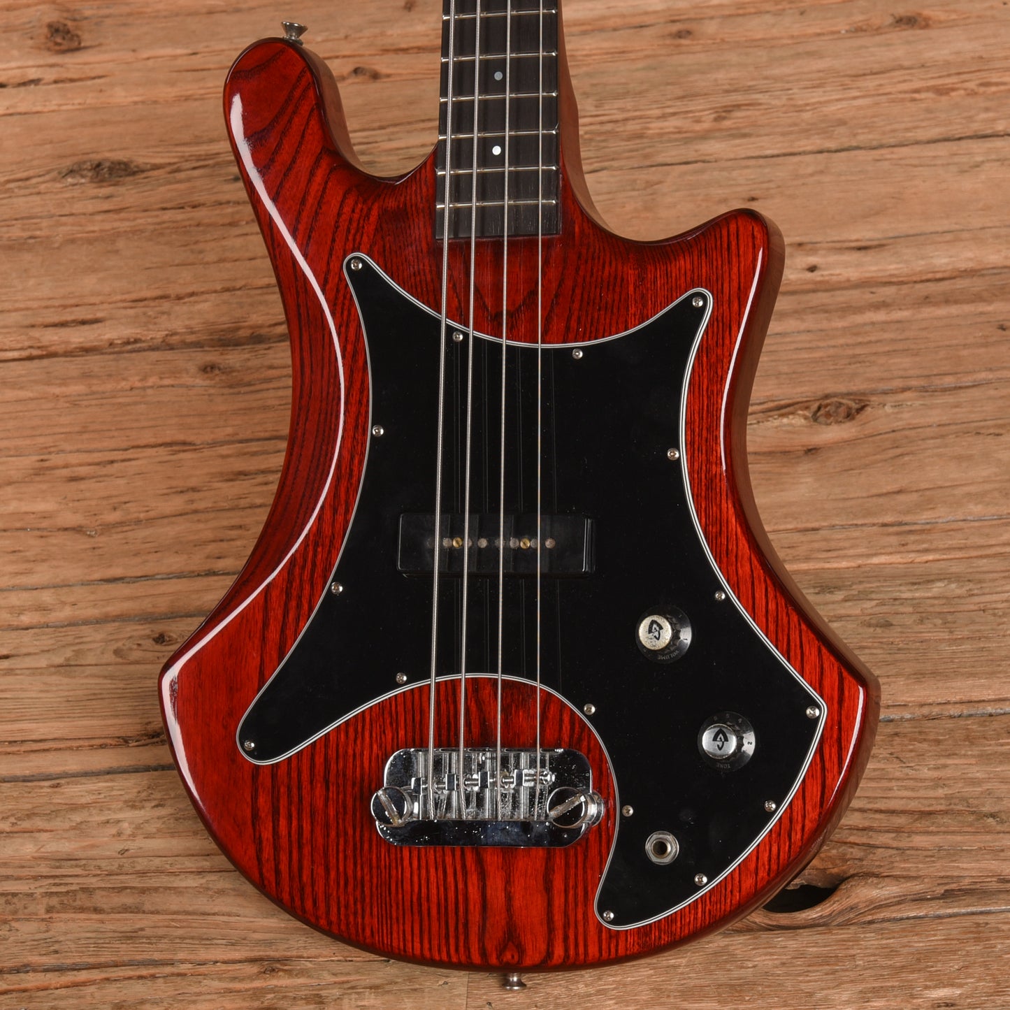Guild B-301A Cherry Refin 1977 Bass Guitars / 4-String