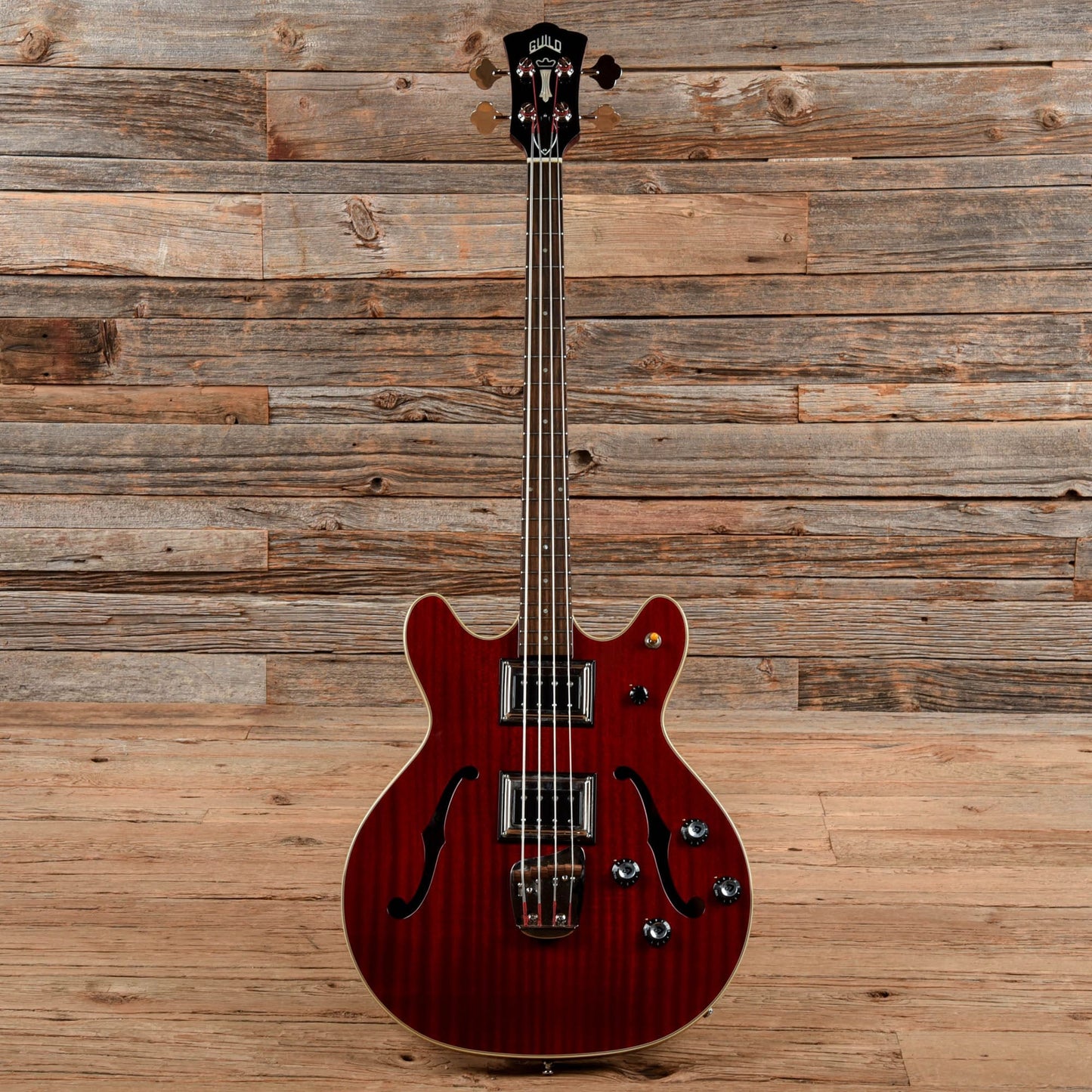 Guild Starfire II Bass Cherry 2017 Bass Guitars / 4-String