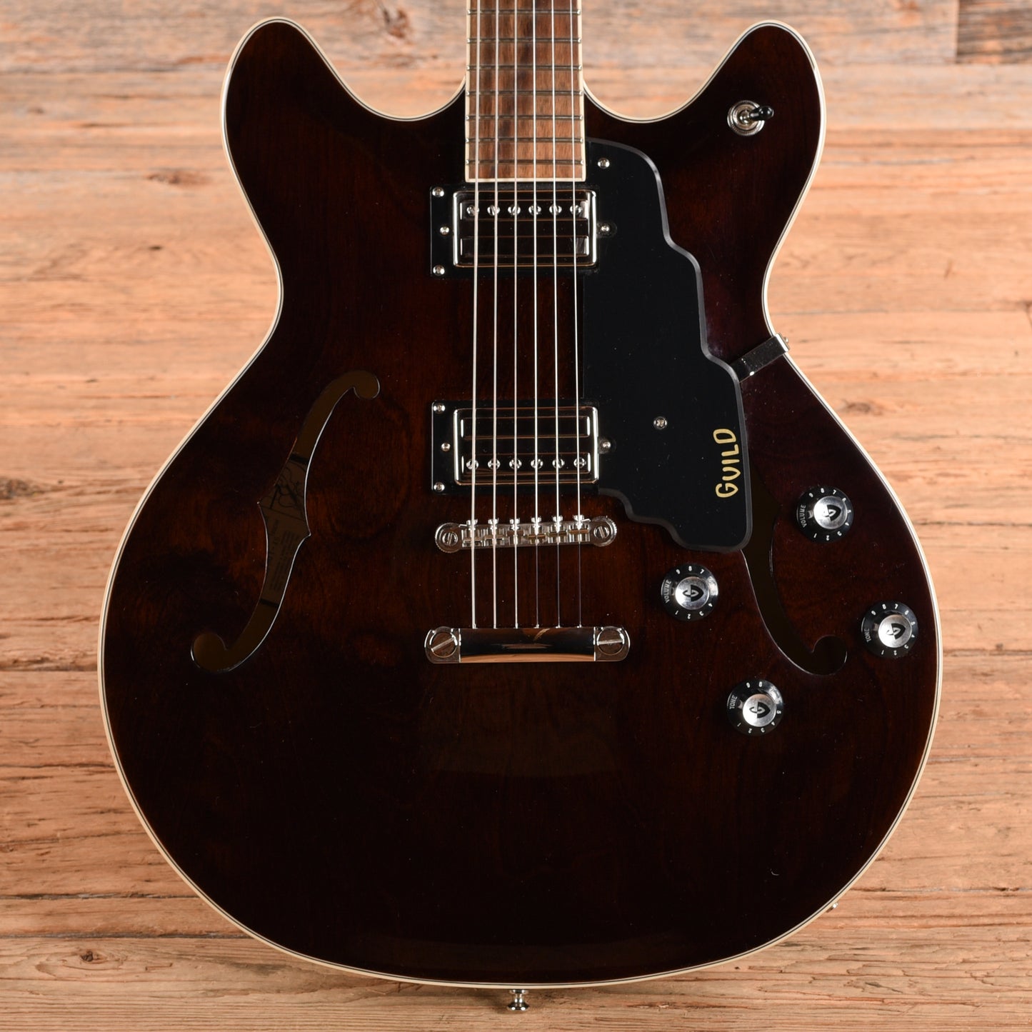 Guild Newark St. Collection Starfire I DC Vintage Walnut 2020 Electric Guitars