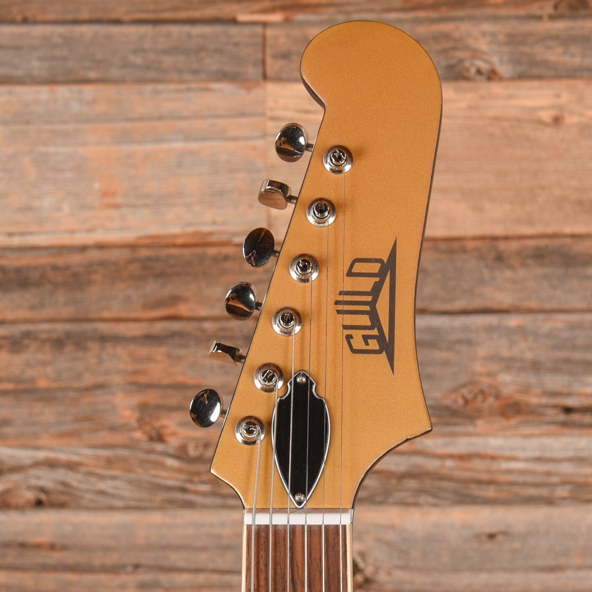 Guild Newark St. Collection Starfire I Jet 90 Satin Gold Electric Guitars