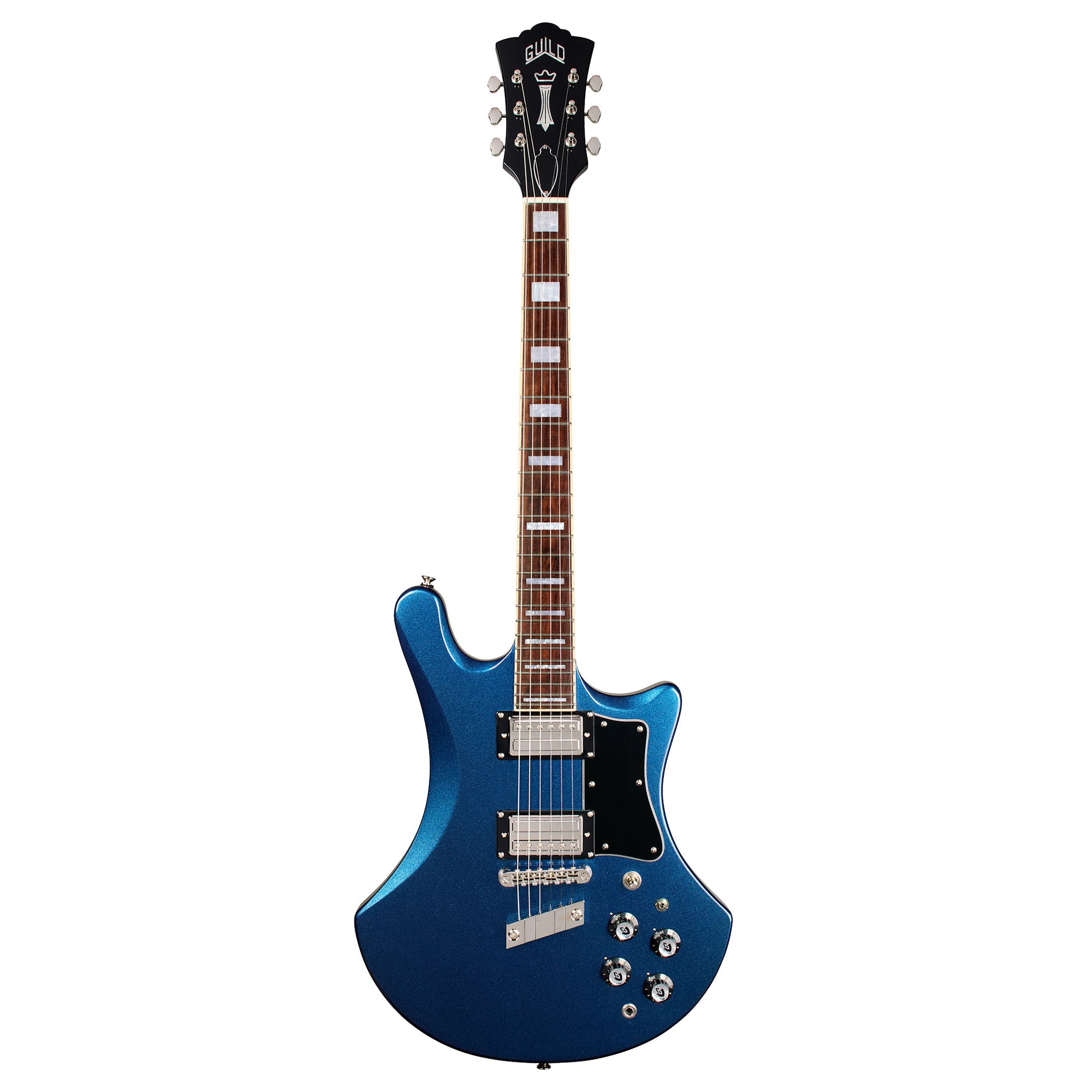 Guild S-300 Deluxe Neptune Blue Metallic Electric Guitars