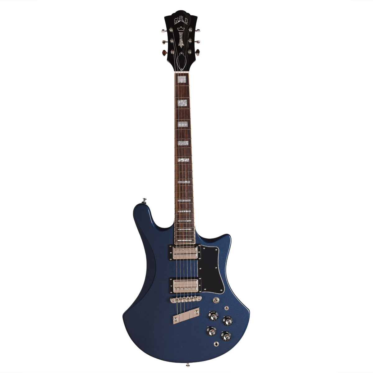 Guild S-300 Deluxe Neptune Blue Metallic Electric Guitars