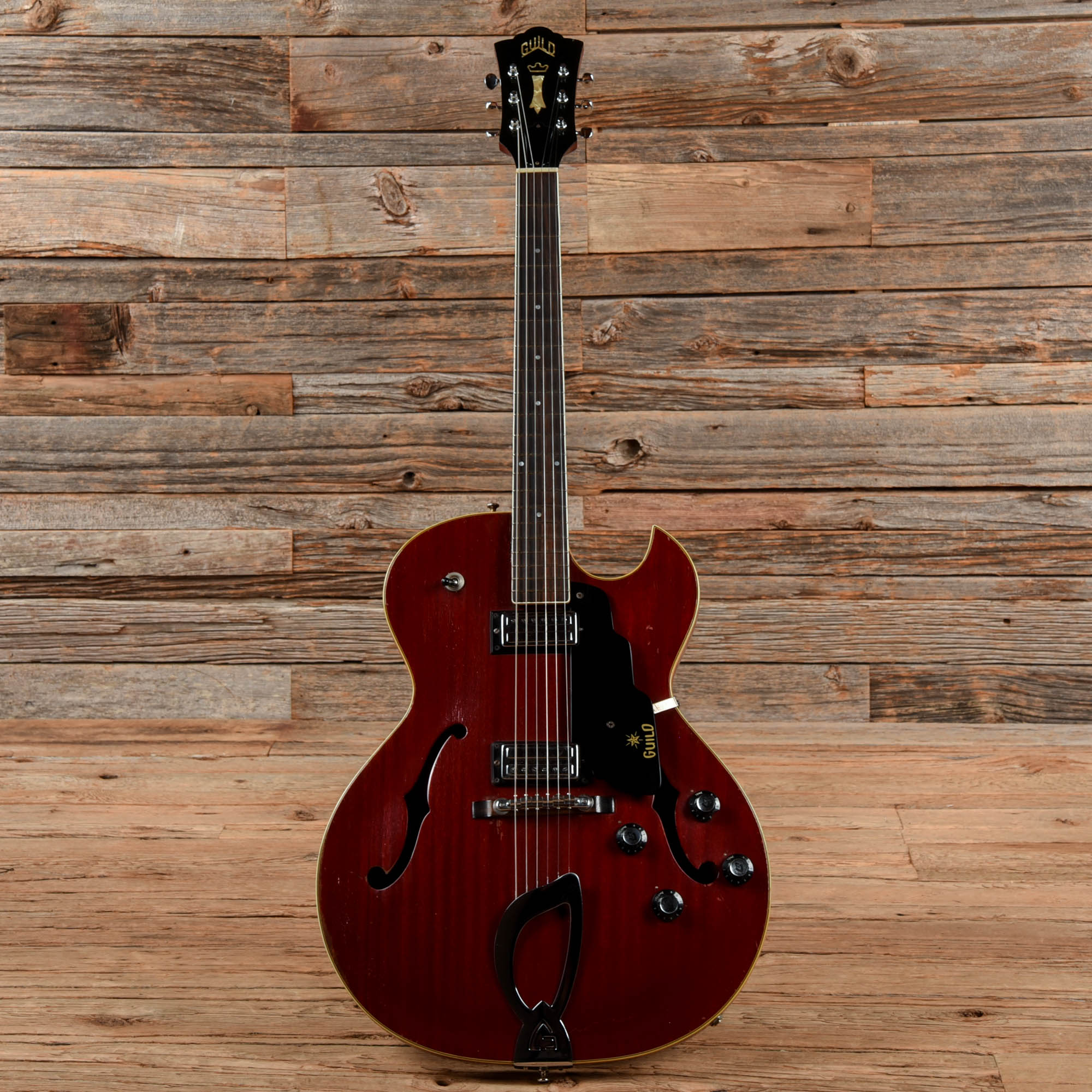Guild Starfire II Cherry 1964 Electric Guitars / Hollow Body
