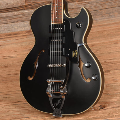 Guild Newark St. Collection Starfire I Jet 90 Satin Black 2021 Electric Guitars / Semi-Hollow