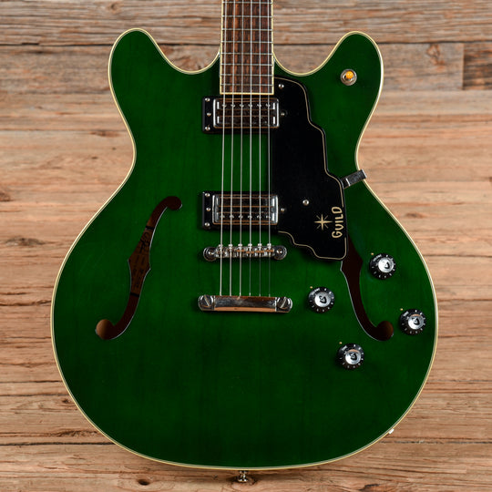 Guild Newark St Collection Starfire IV ST Emerald Green Electric Guitars / Semi-Hollow