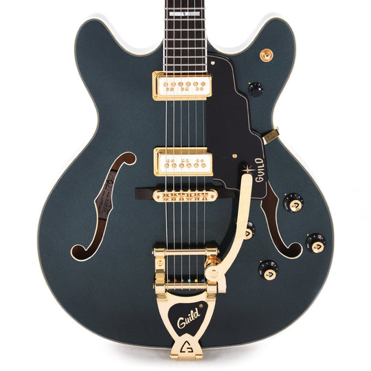Guild Newark St. Starfire VI Special w/Guild Floating Vibrato Kingswood Green Electric Guitars / Semi-Hollow
