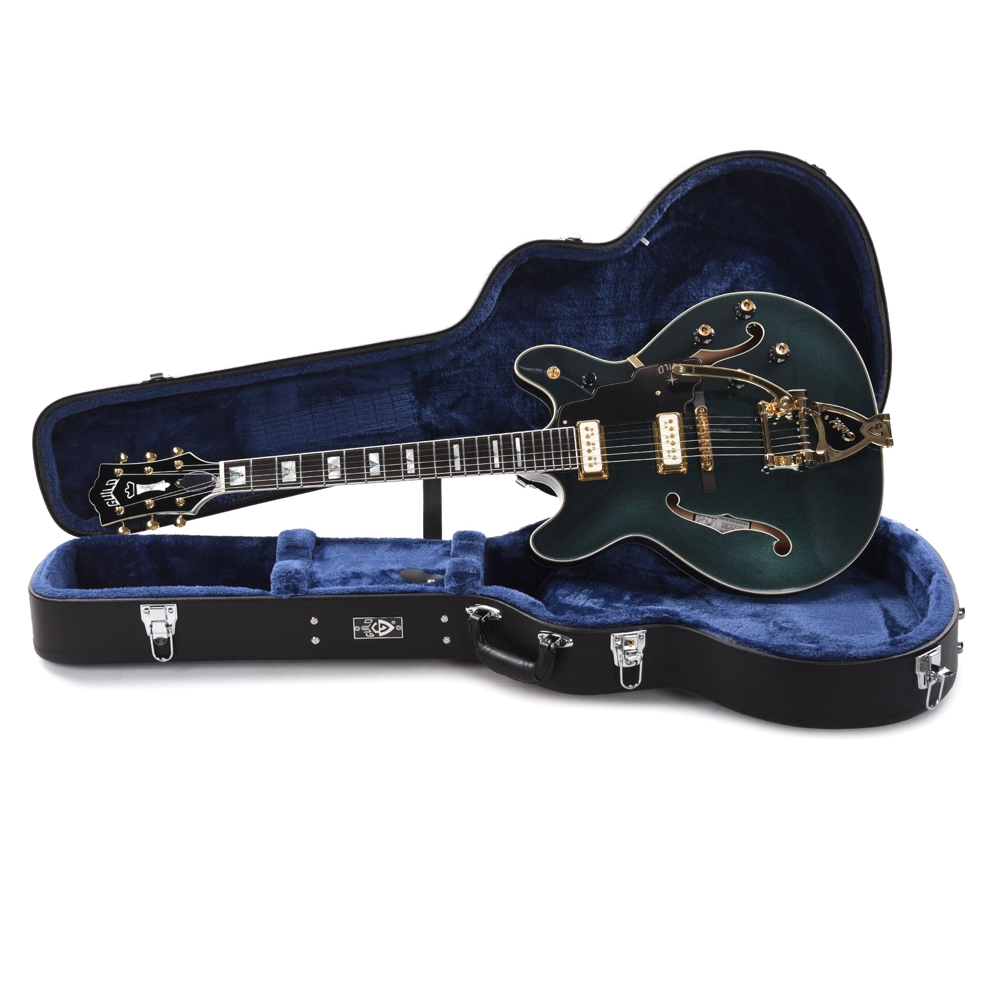 Guild Newark St. Starfire VI Special w/Guild Floating Vibrato Kingswood Green Electric Guitars / Semi-Hollow