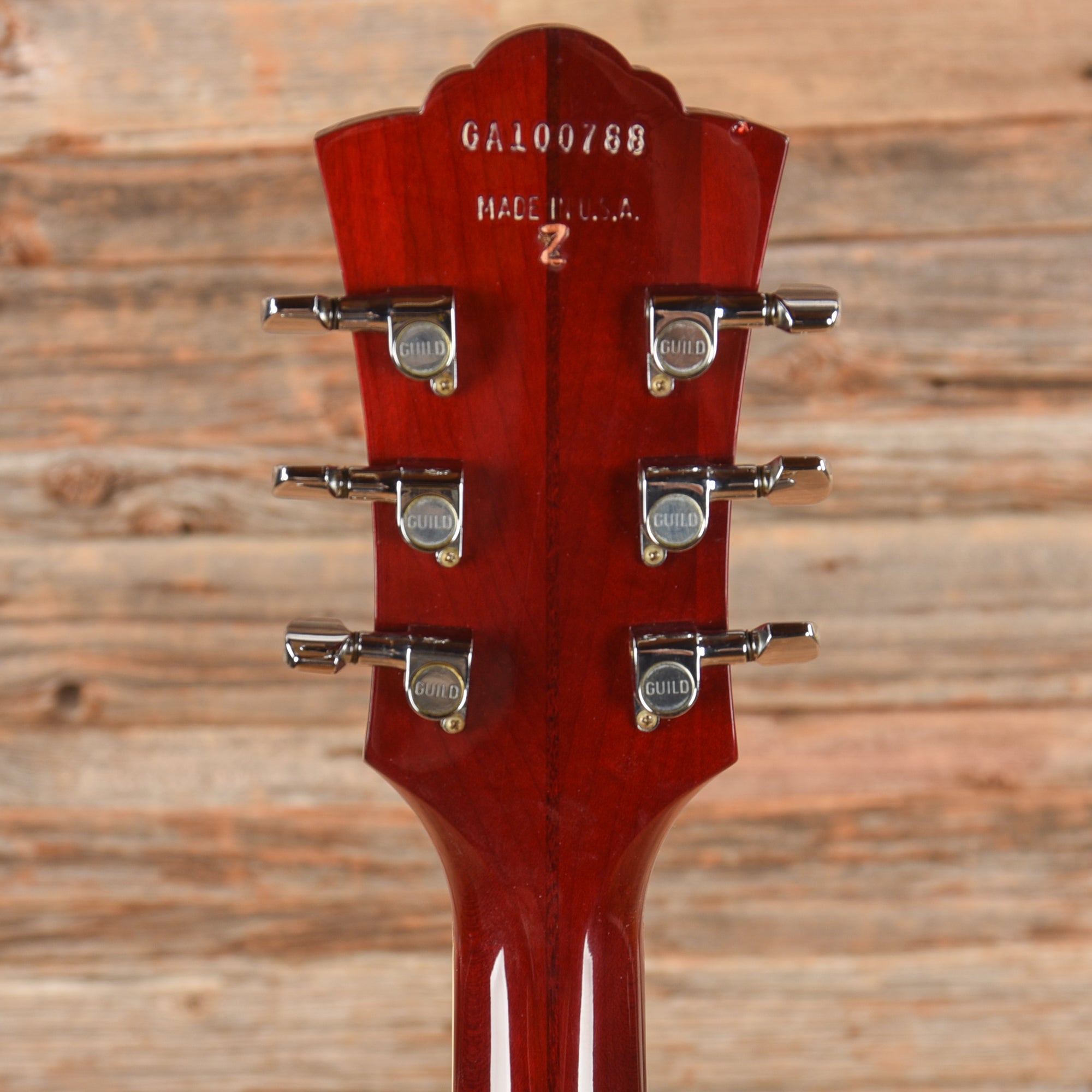 Guild Starfire IV Cherry 1984 LEFTY Electric Guitars / Semi-Hollow