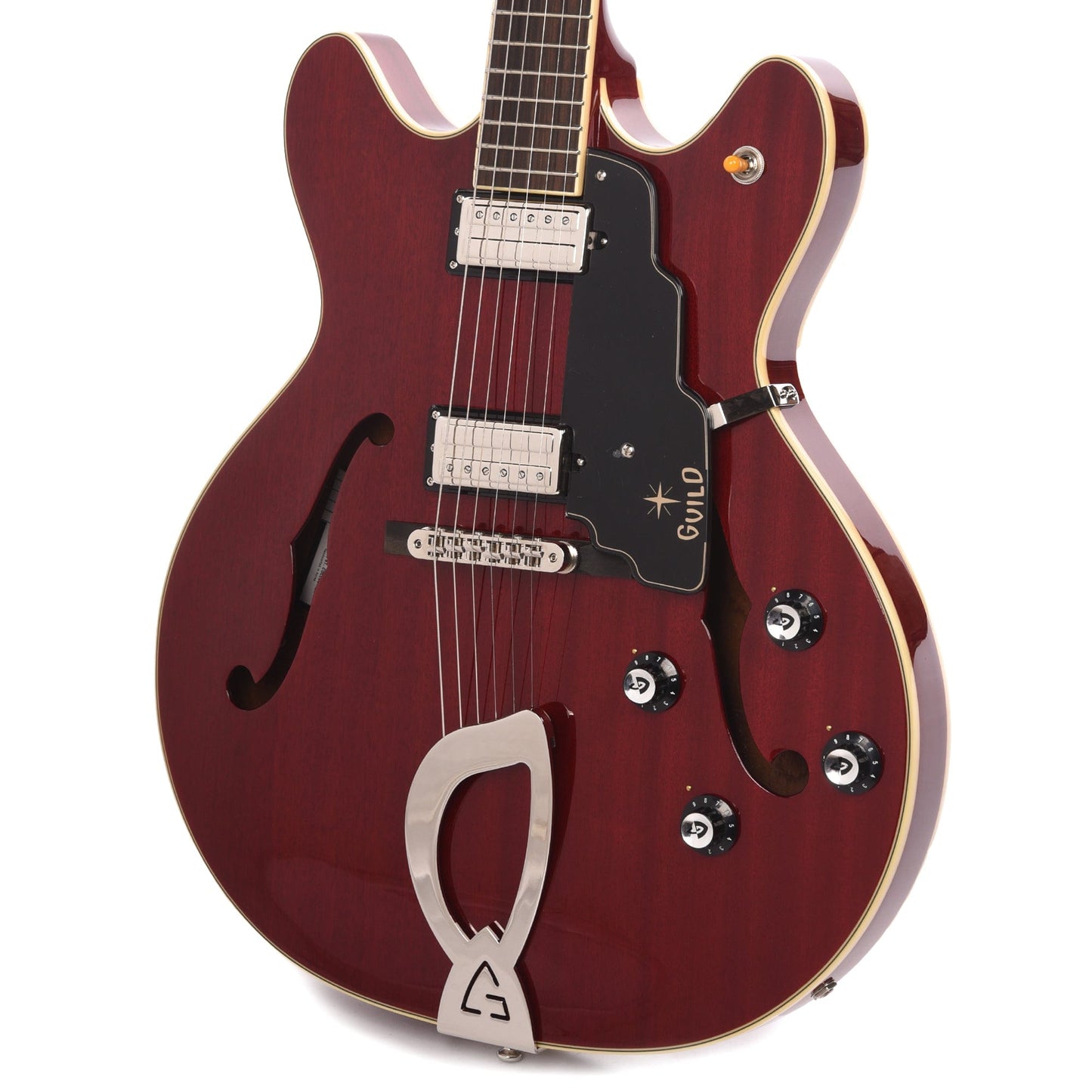 Guild Starfire IV Cherry Electric Guitars / Semi-Hollow
