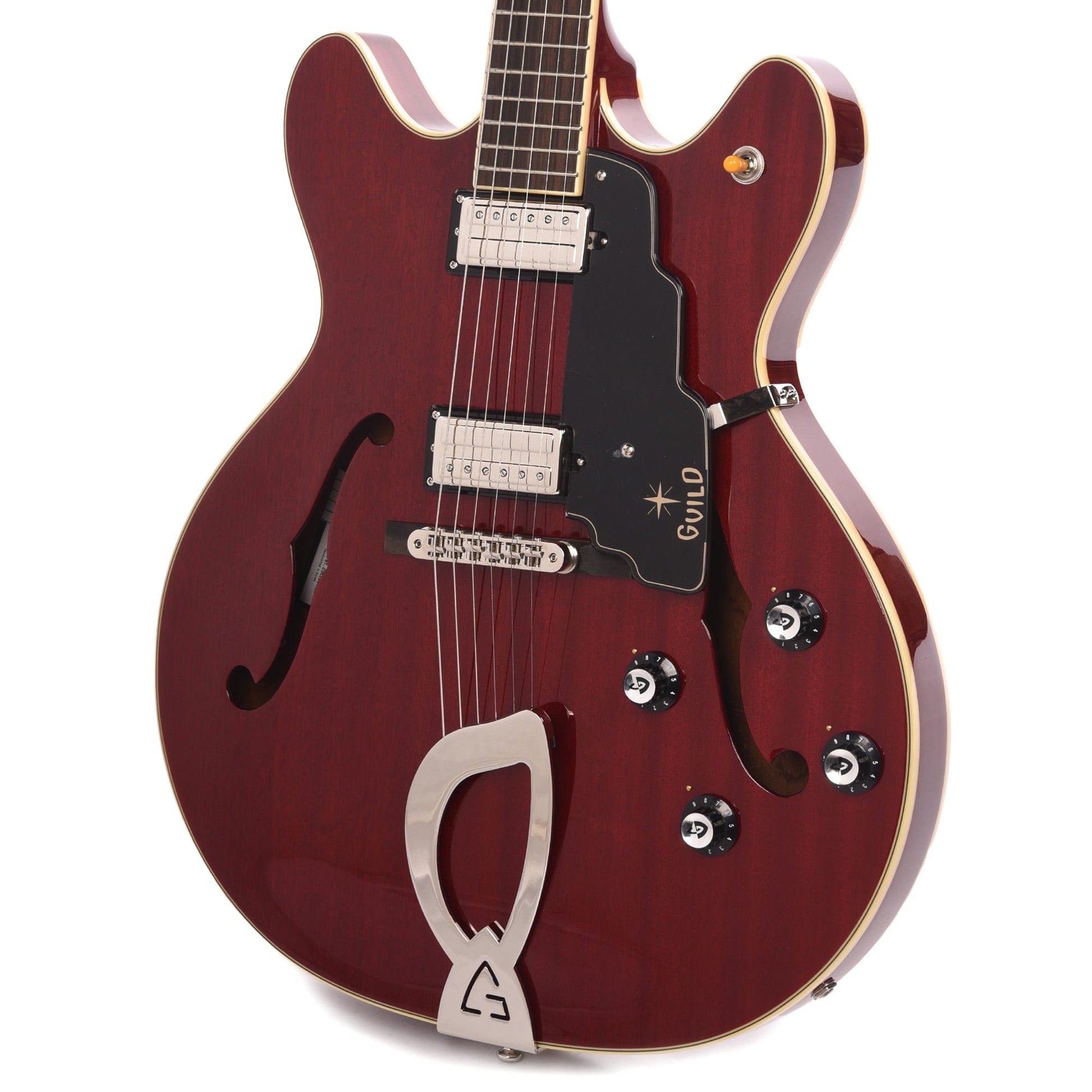 Guild Starfire IV Cherry Electric Guitars / Semi-Hollow