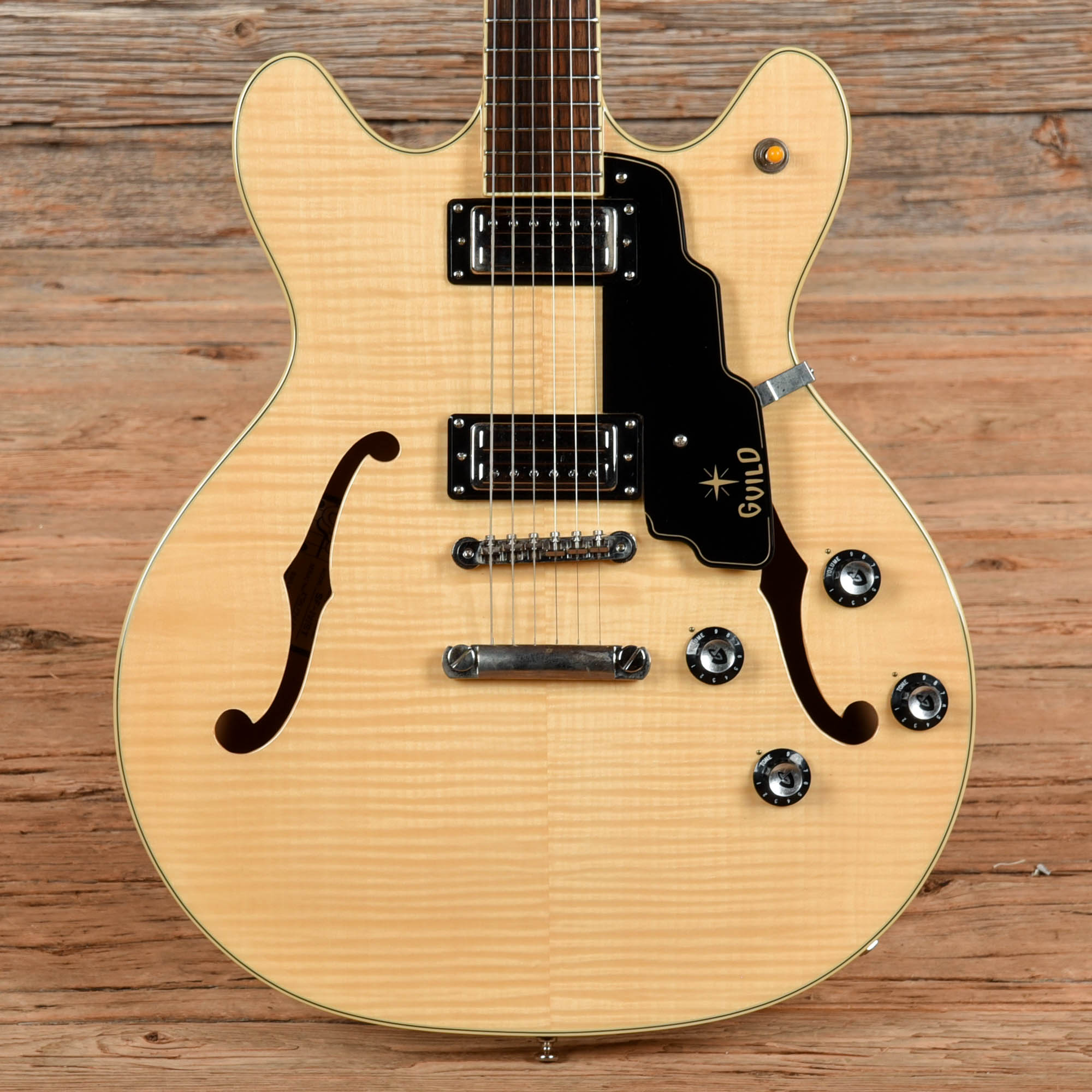 Guild Starfire IV Natural 2017 Electric Guitars / Semi-Hollow