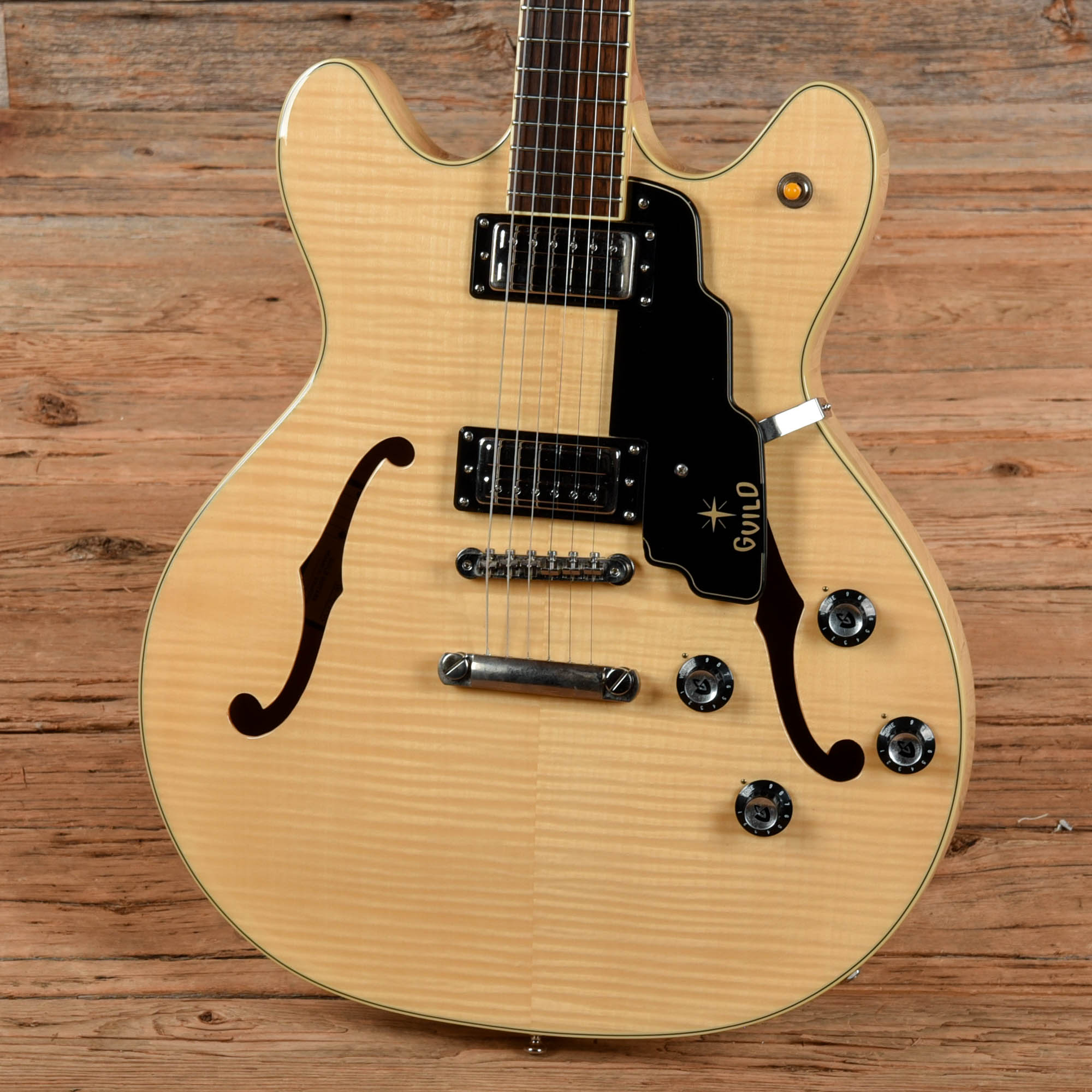 Guild Starfire IV Natural 2017 Electric Guitars / Semi-Hollow