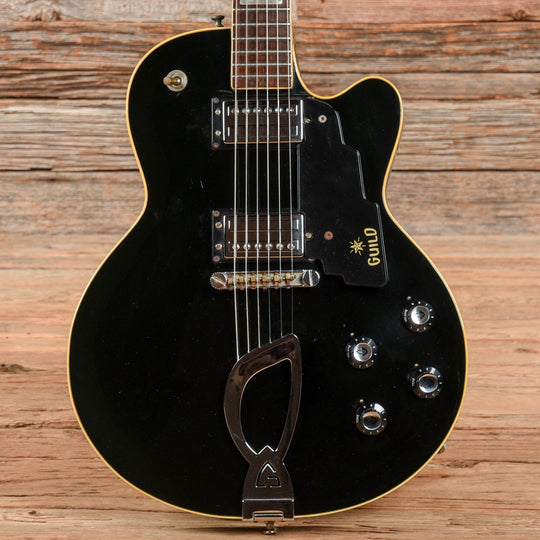 Guild M75 Bluesbird Black 1972 Electric Guitars / Solid Body