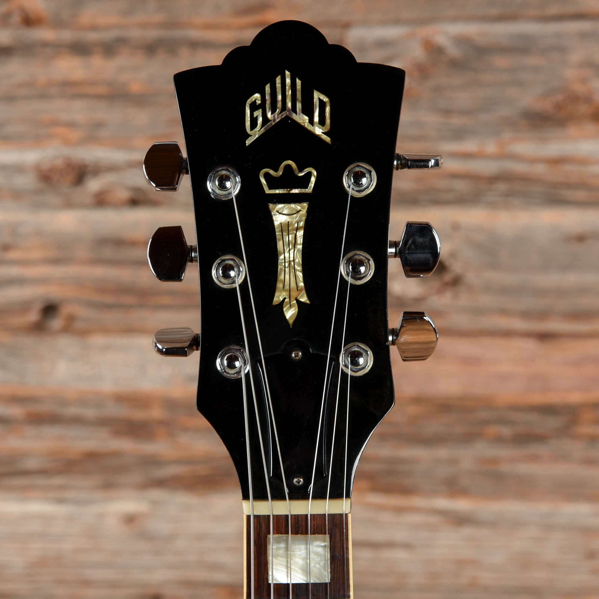 Guild M75 Bluesbird Black 1972 Electric Guitars / Solid Body