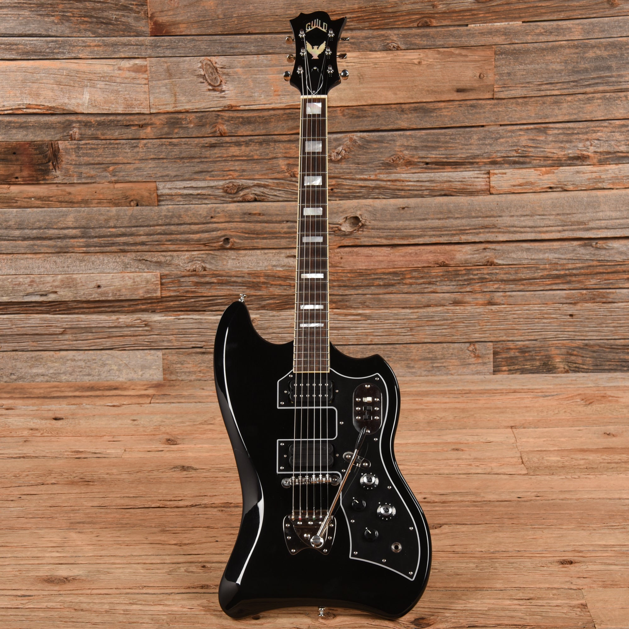 Guild Newark St. Collection S-200 T-Bird Black 2016 Electric Guitars / Solid Body