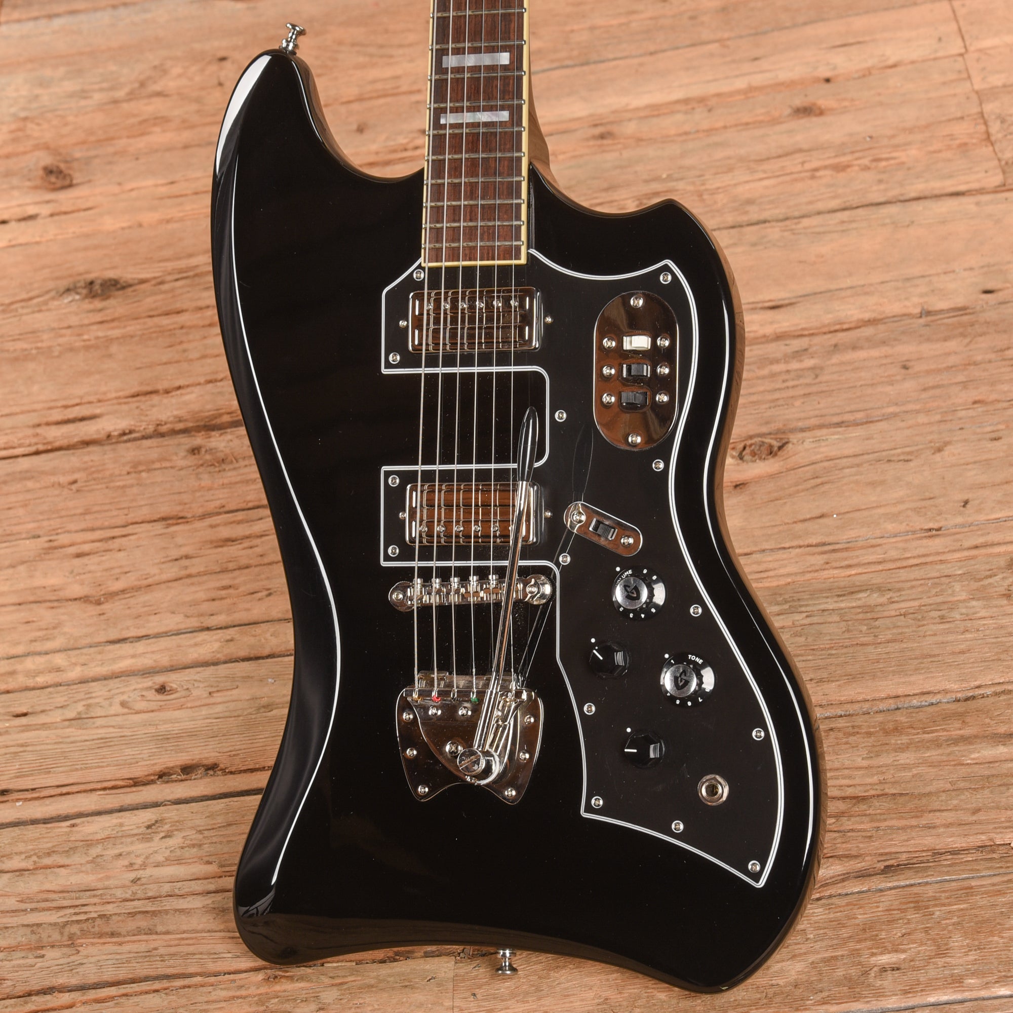 Guild Newark St. Collection S-200 T-Bird Black 2019 Electric Guitars / Solid Body