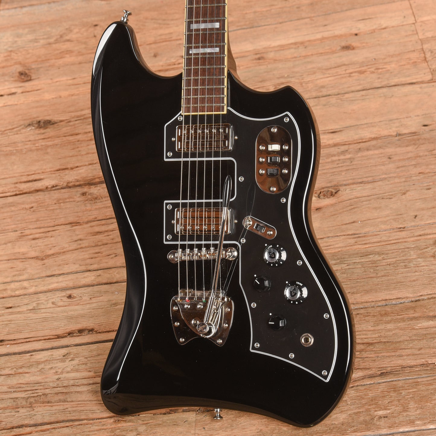 Guild Newark St. Collection S-200 T-Bird Black 2019 Electric Guitars / Solid Body