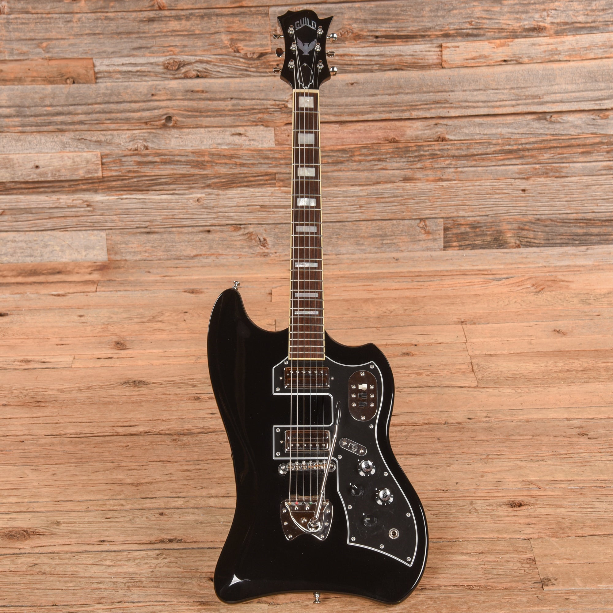 Guild Newark St. Collection S-200 T-Bird Black 2019 Electric Guitars / Solid Body