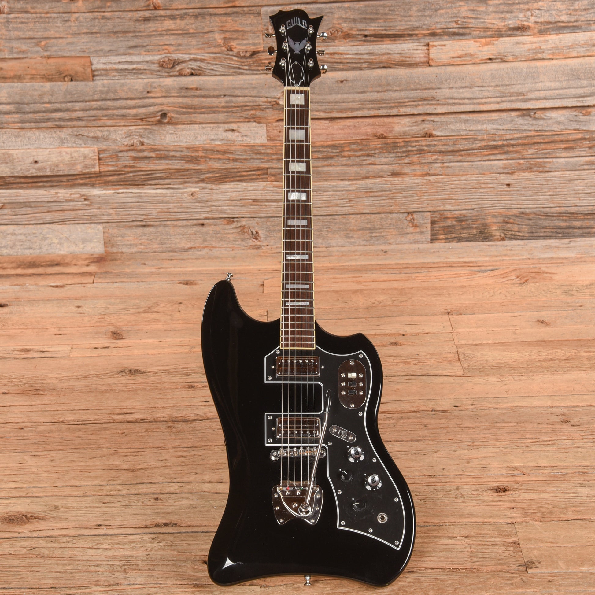 Guild Newark St. Collection S-200 T-Bird Black 2019 Electric Guitars / Solid Body