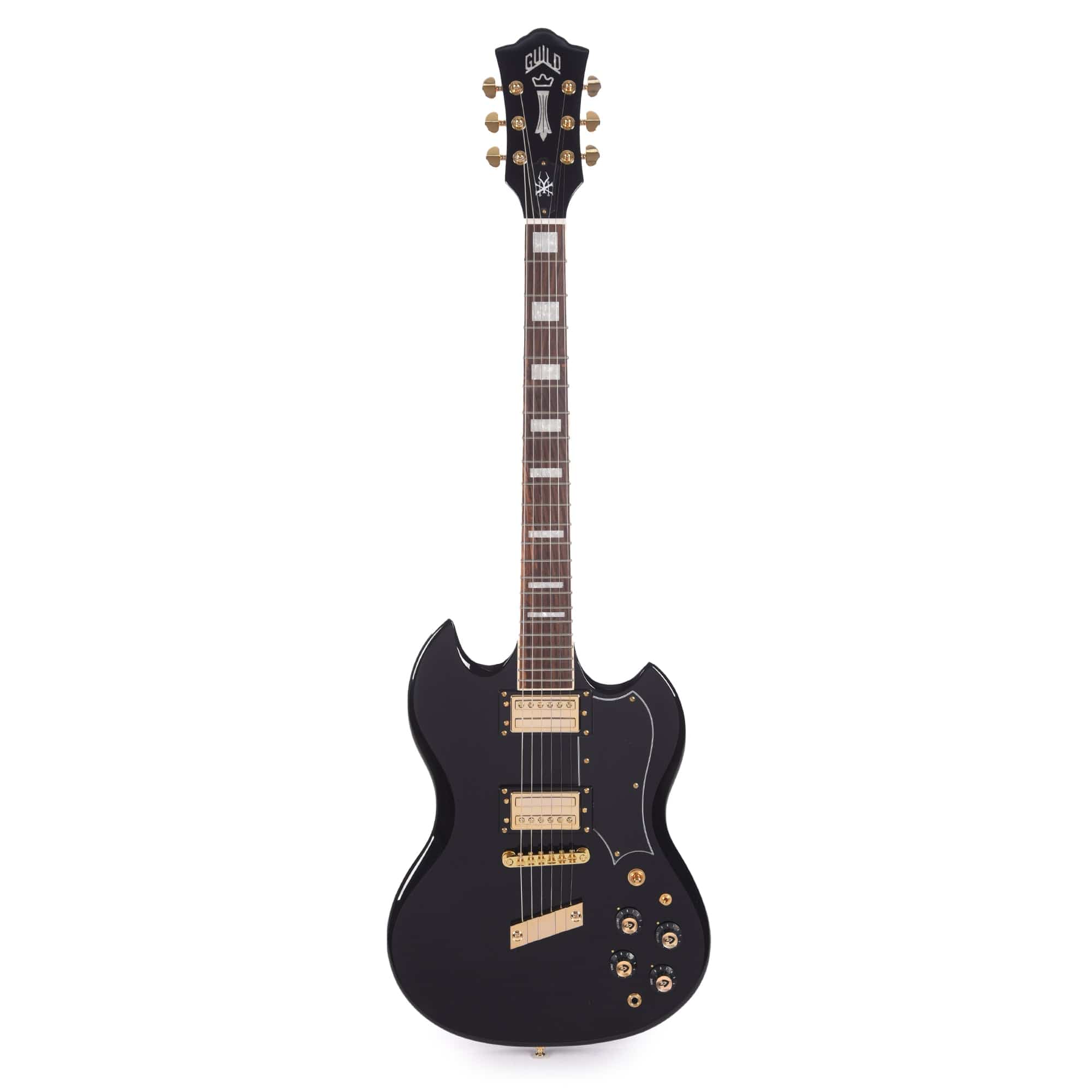 Guild Newark St. Polara Kim Thayil Black Electric Guitars / Solid Body