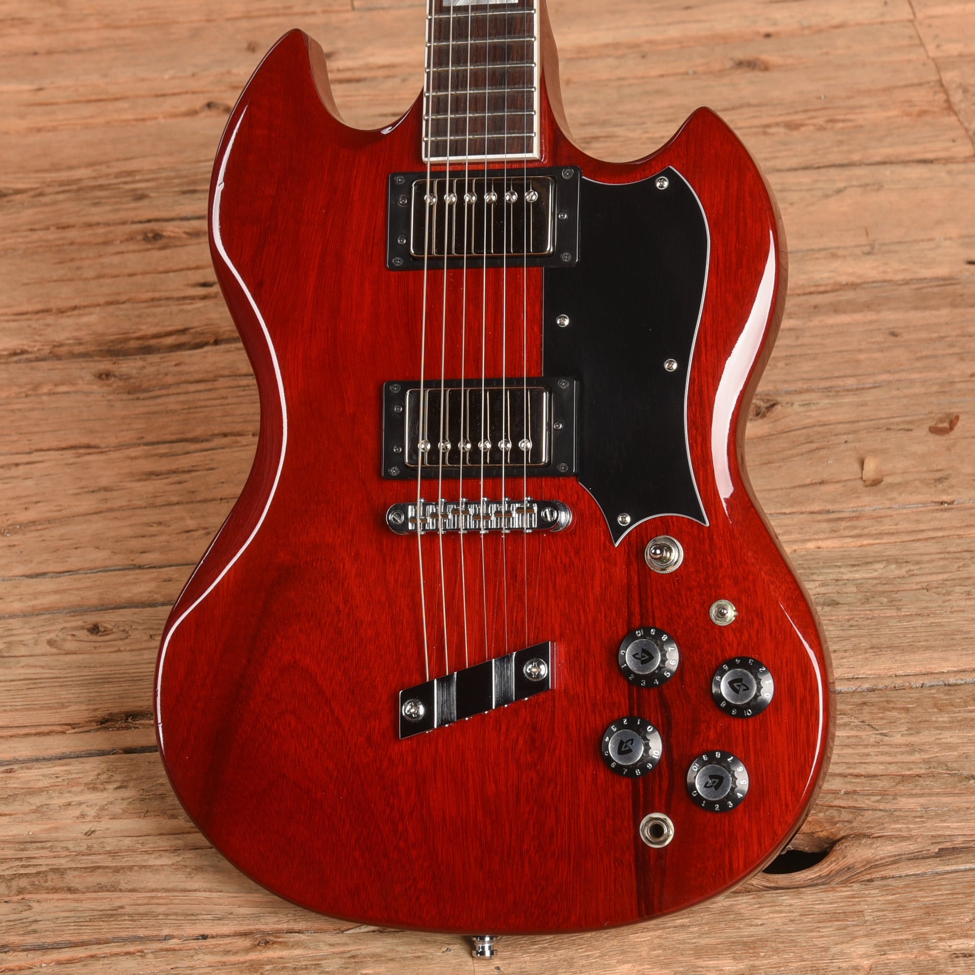 Guild Polara S-100 Cherry Electric Guitars / Solid Body