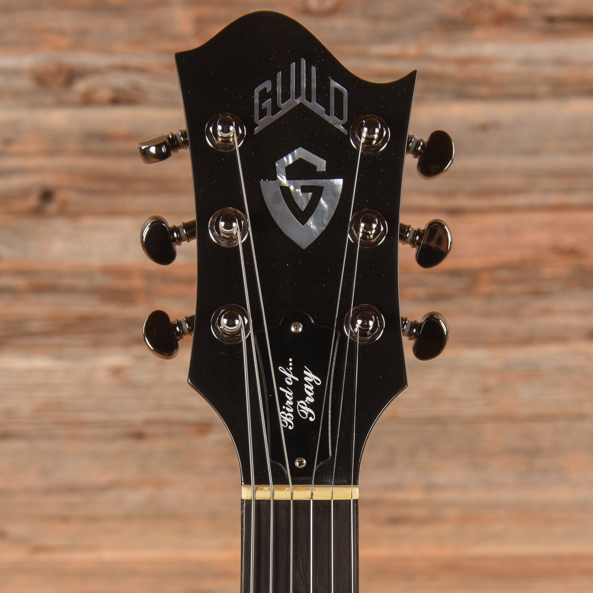 Guild S-300 "Bird of Pray" Custom Carve Silver 1980s Electric Guitars / Solid Body