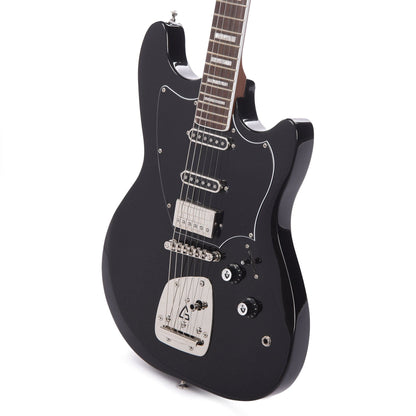 Guild Surfliner Deluxe Black Metallic w/Guild Floating Vibrato Electric Guitars / Solid Body
