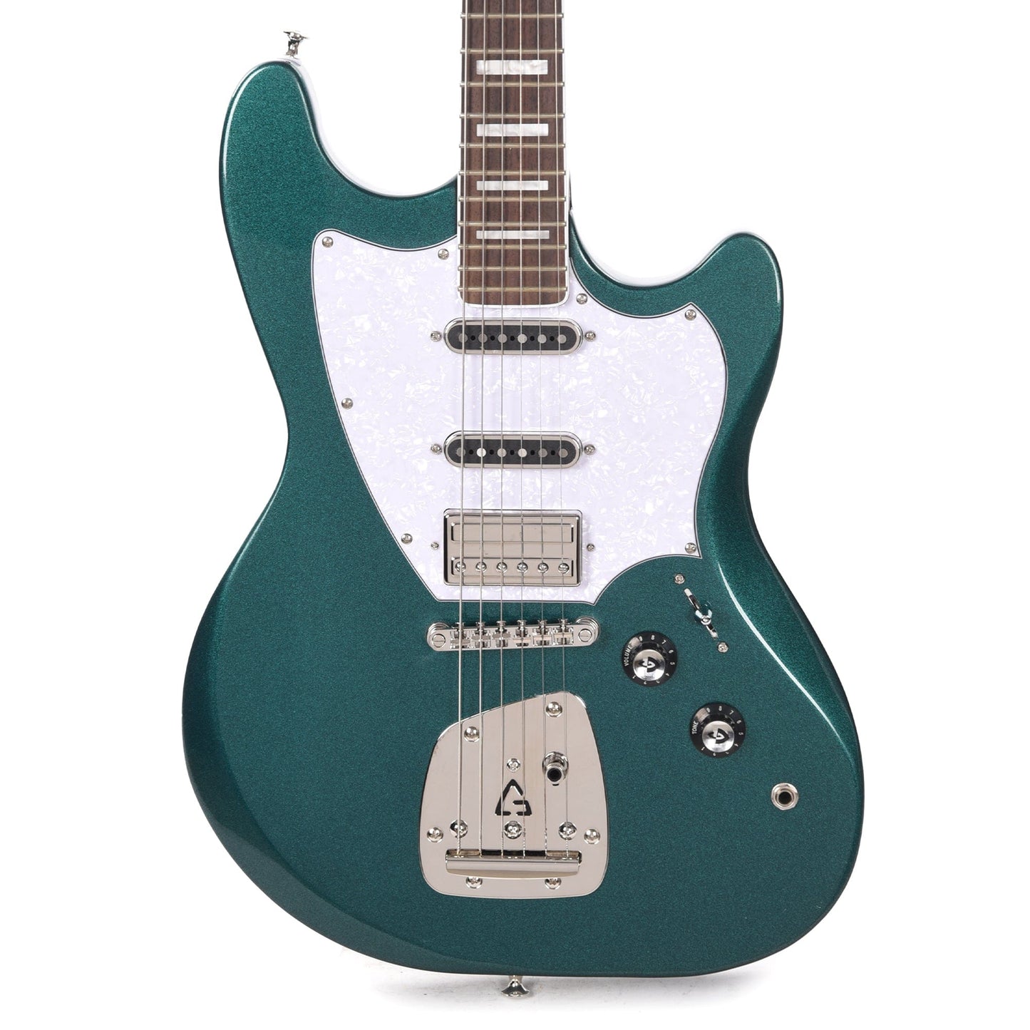 Guild Surfliner Deluxe Evergreen Metallic w/Guild Floating Vibrato Electric Guitars / Solid Body